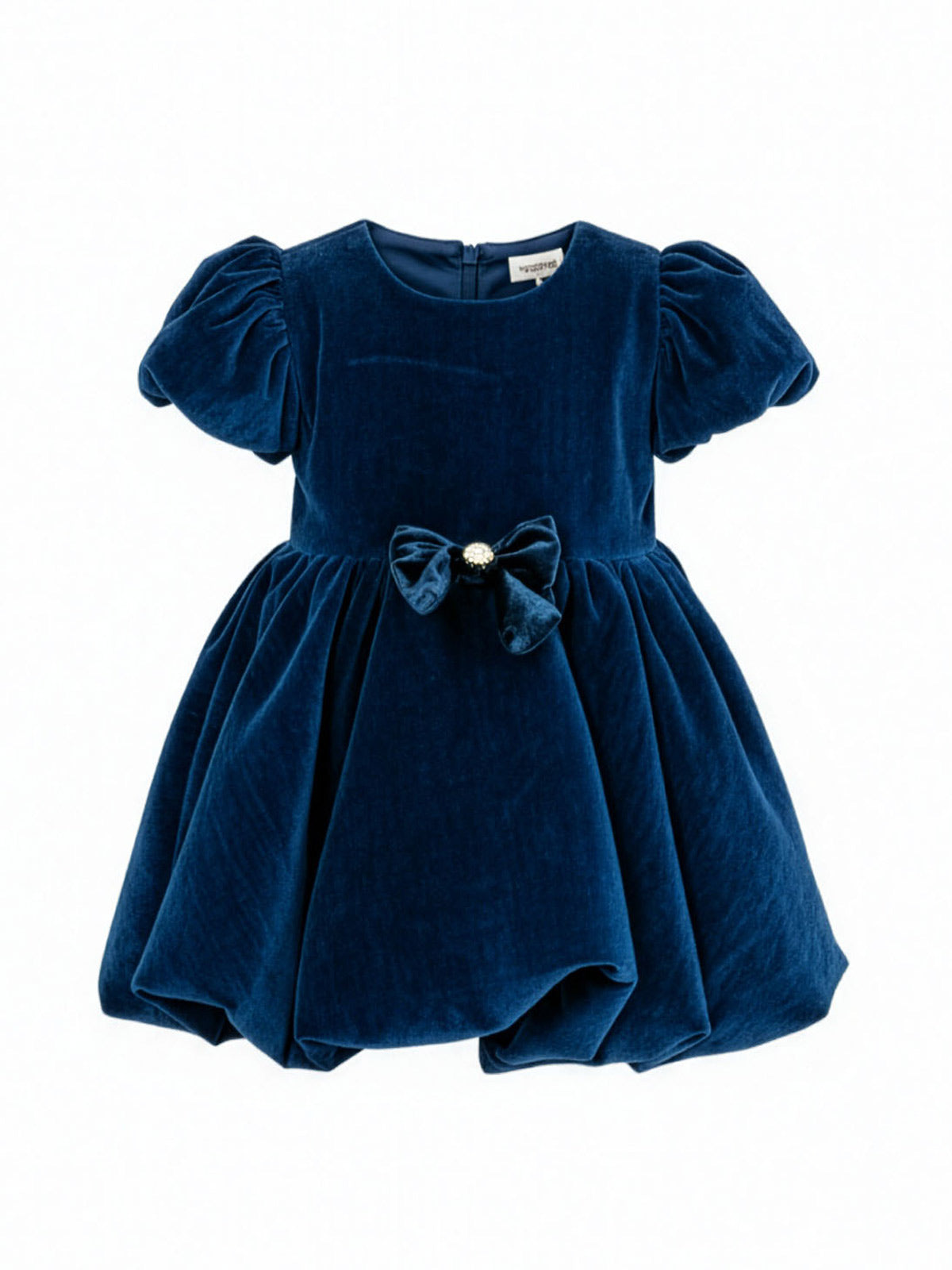Βρεφικό μπαλούν φόρεμα με βαμβακερό βελούδο- AVERY