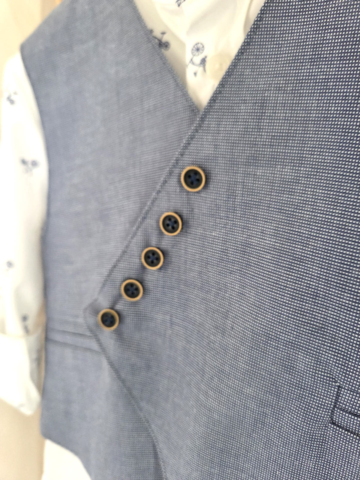 Βαμβακερό Σύνολο Βάπτισης για αγοράκι 4τεμ– BAAZ