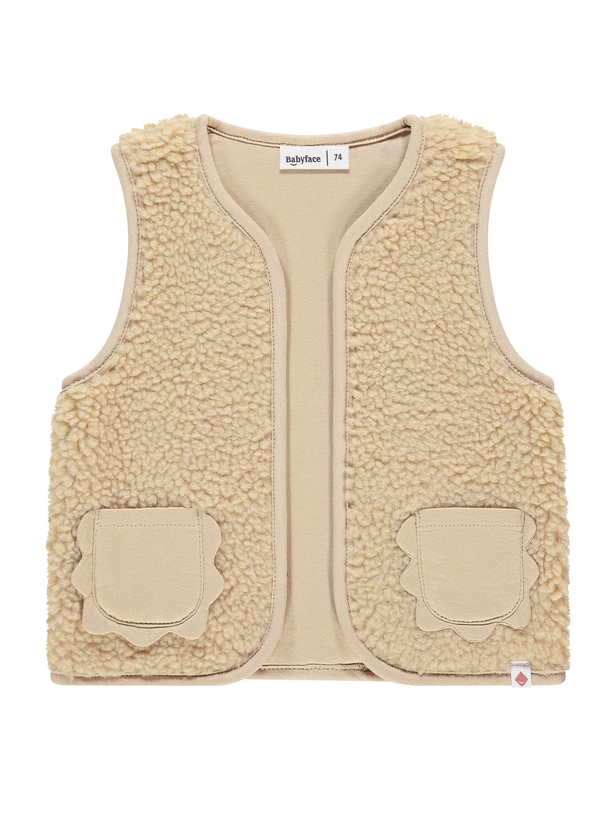 Babyface-Baby Gilet with bouclé faux fur-BBE25528430