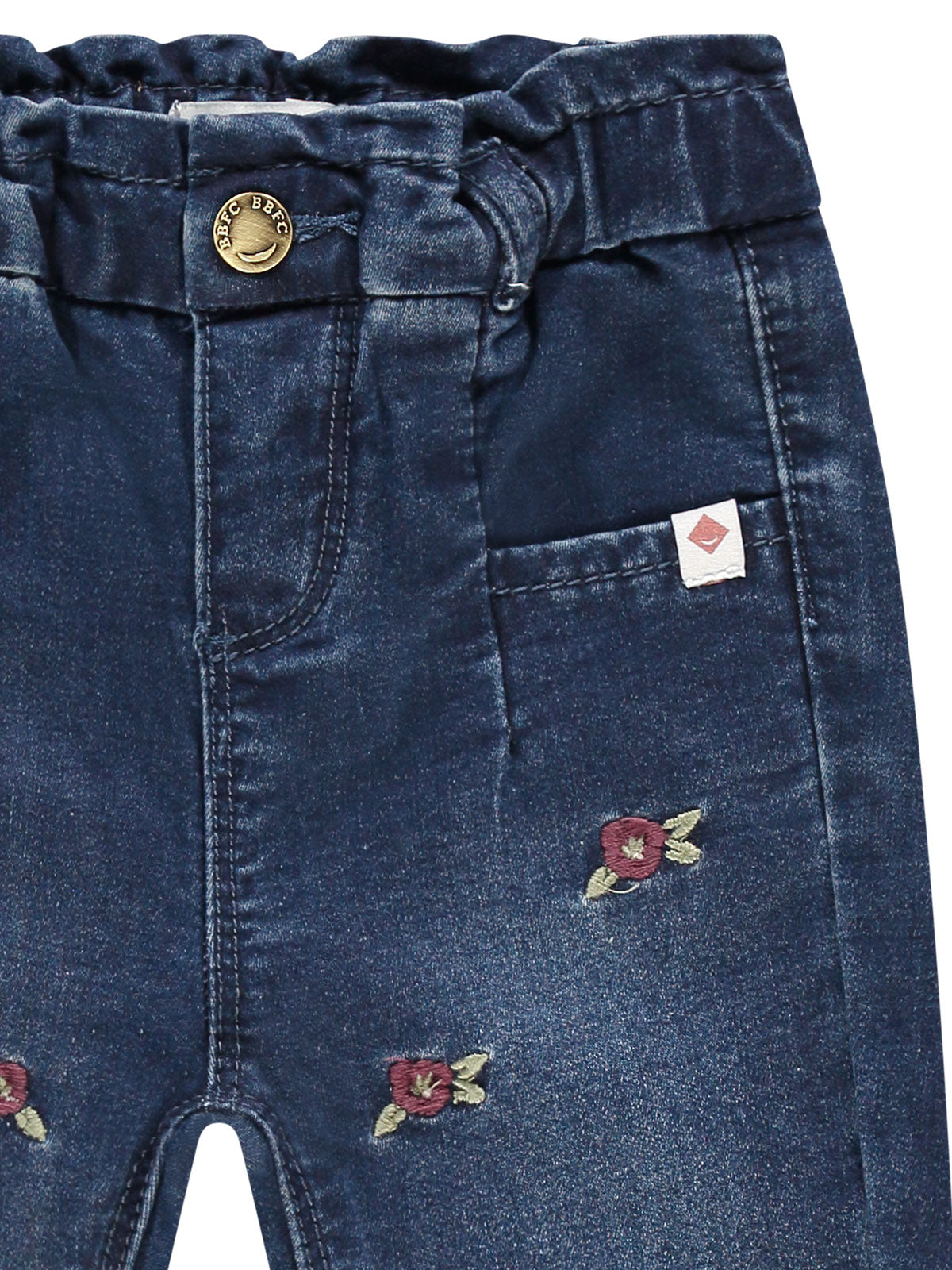 Babyface-Βρεφικό τζίν παντελόνι με κέντημα