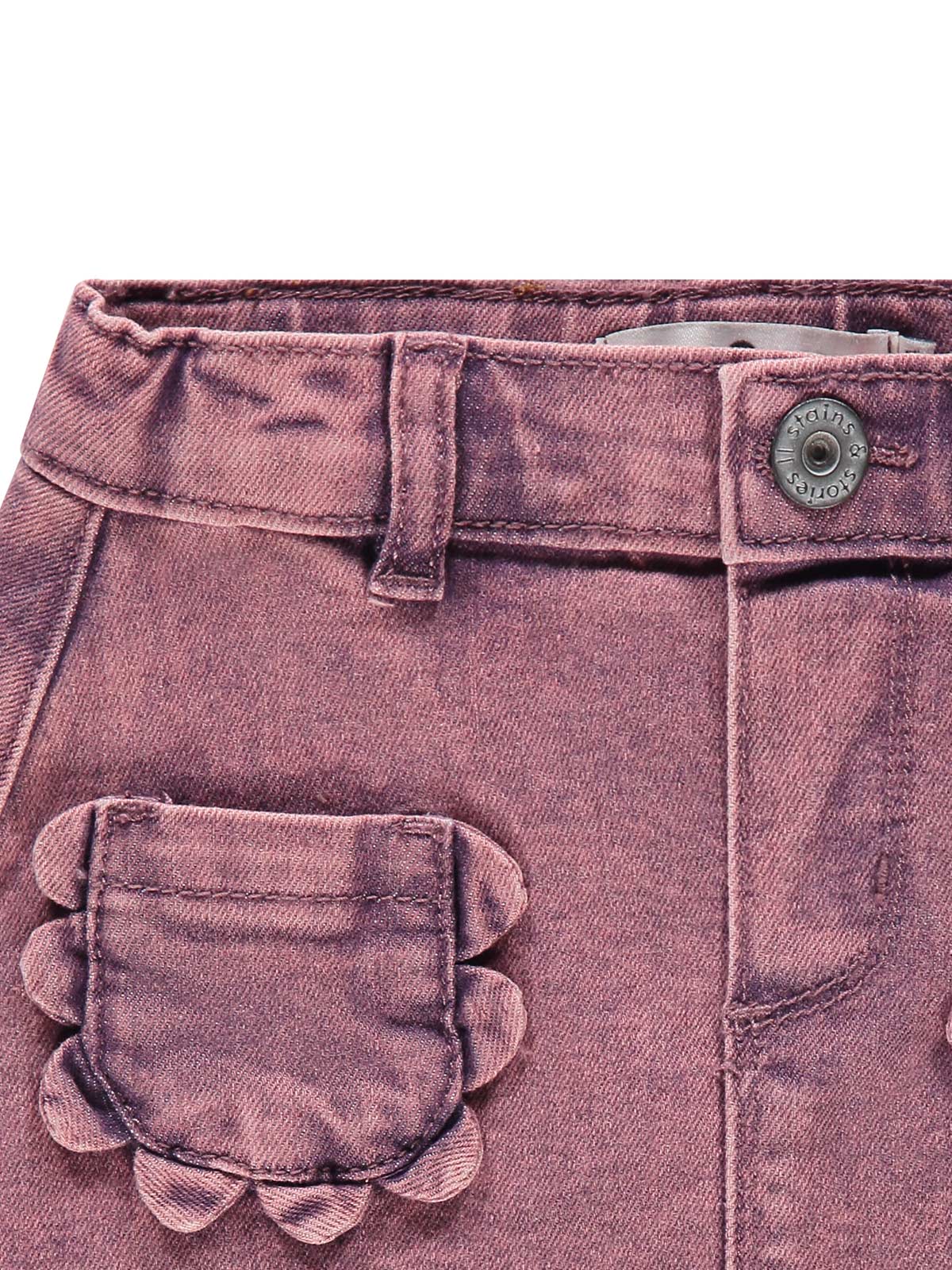 Babyface-Girls' colored Denim Skirt-SSA25508872