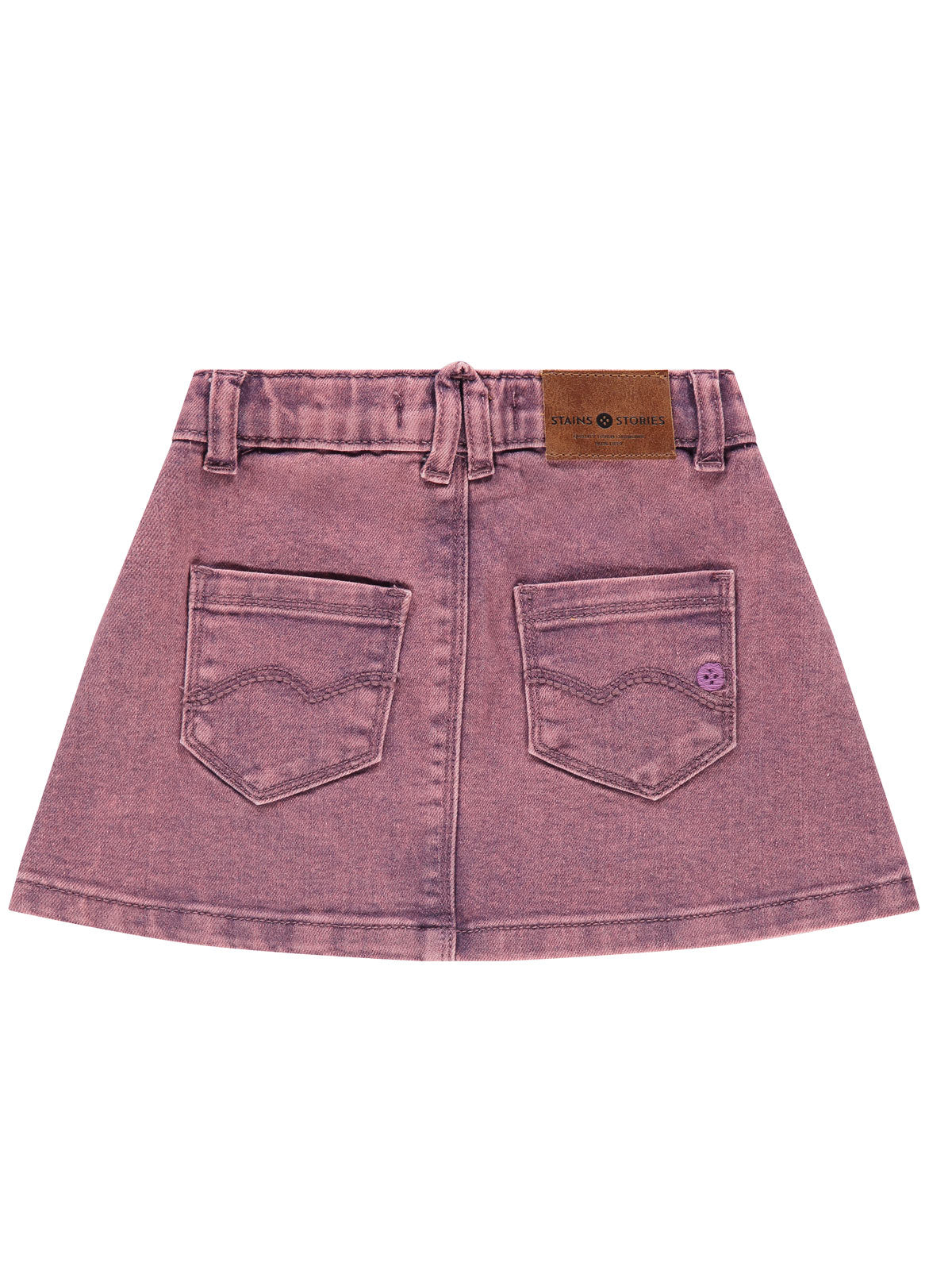 Babyface-Girls' colored Denim Skirt-SSA25508872