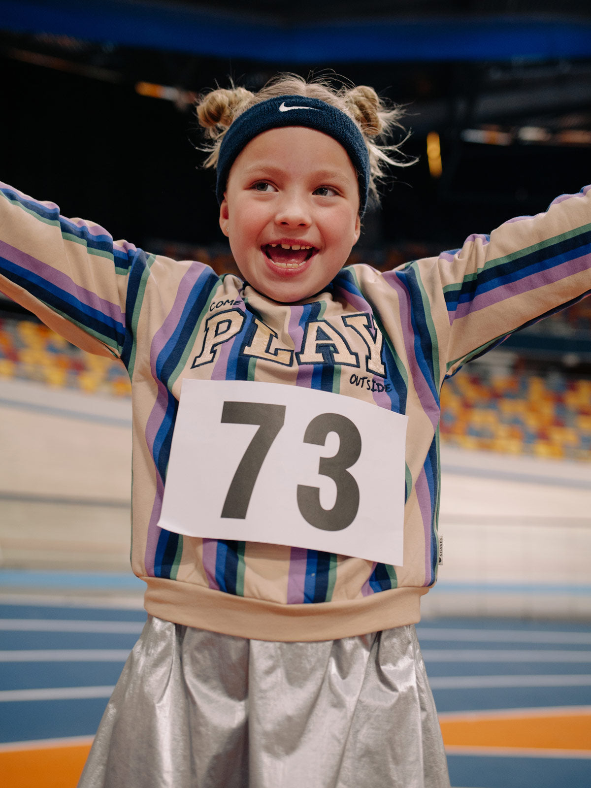 Babyface-Girls' print stripes sweatshirt-SSA25508476