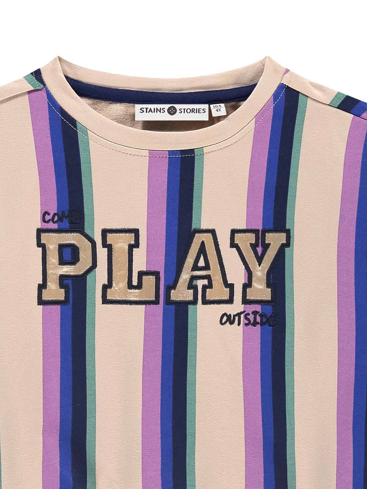 Babyface-Girls' print stripes sweatshirt-SSA25508476