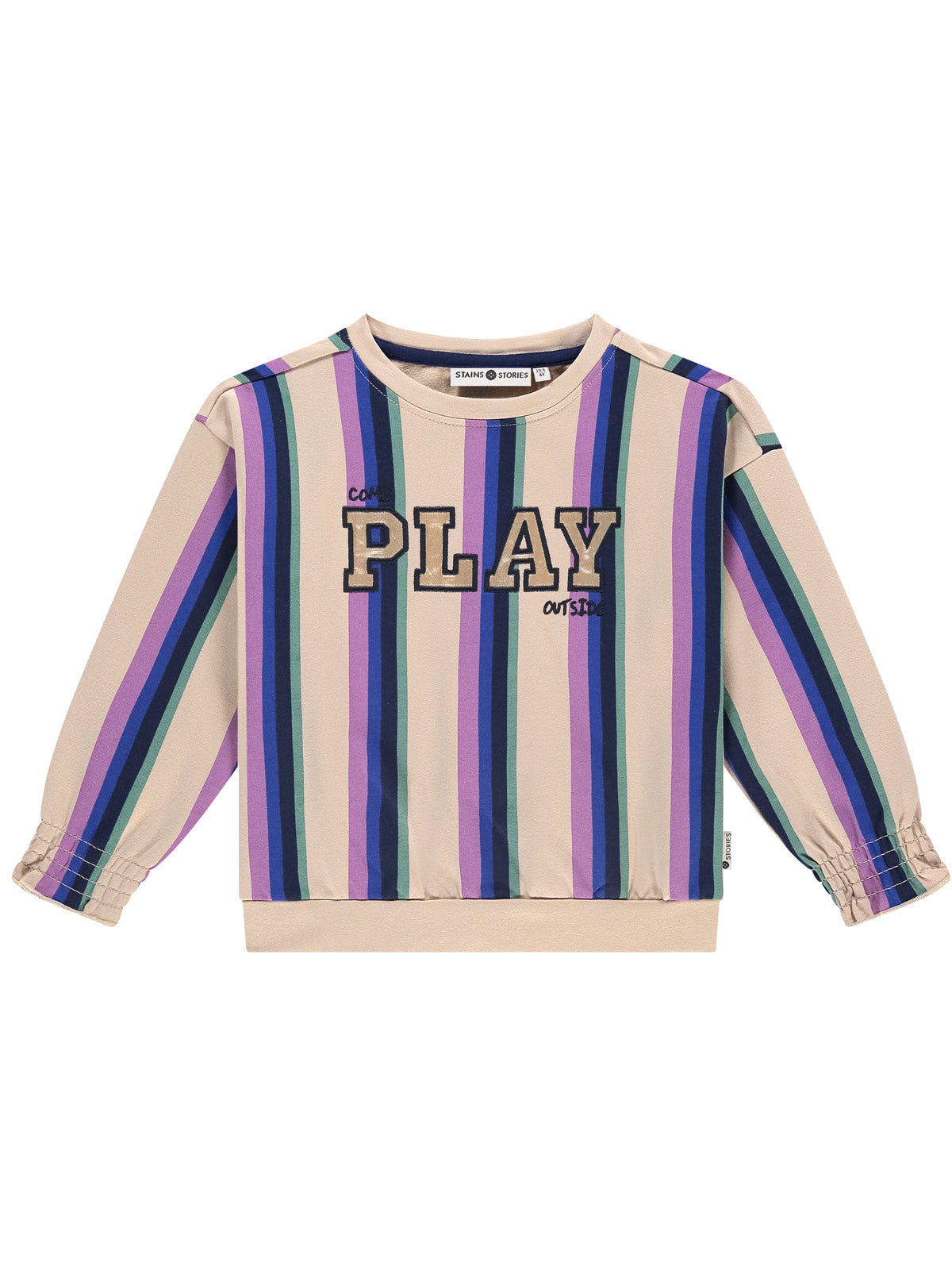 Babyface-Girls' print stripes sweatshirt-SSA25508476