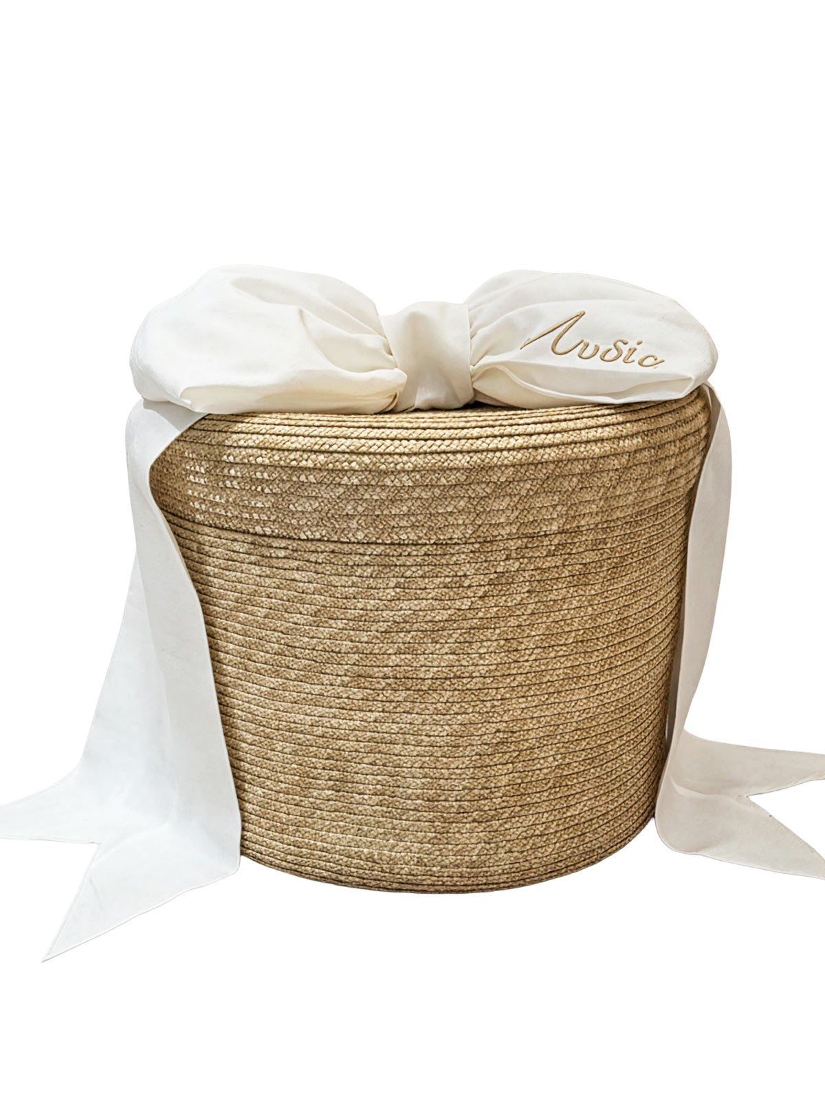 Handmade baptism basket with lid-DENIS
