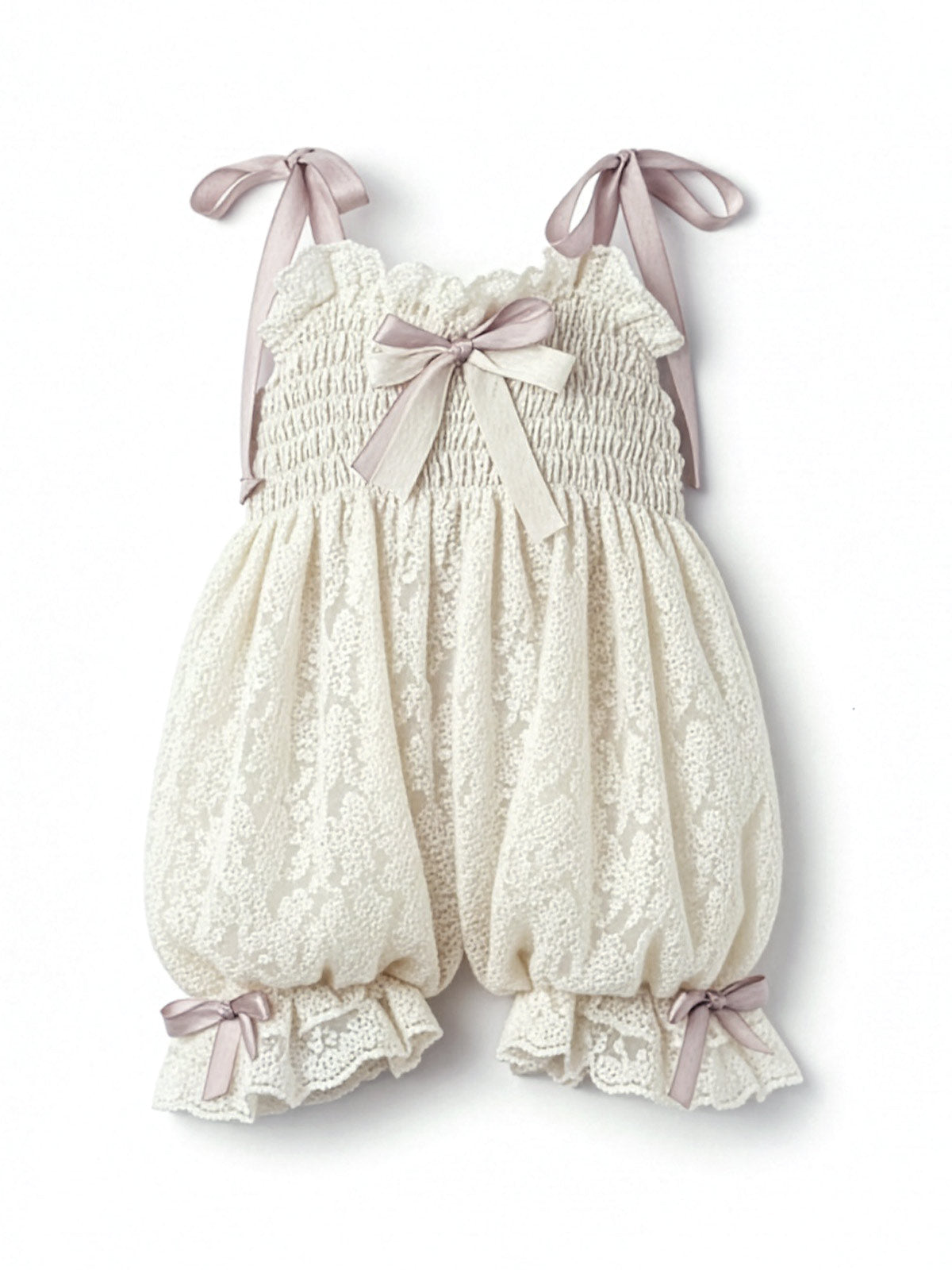 Baby Girl's lace overall-BIBA