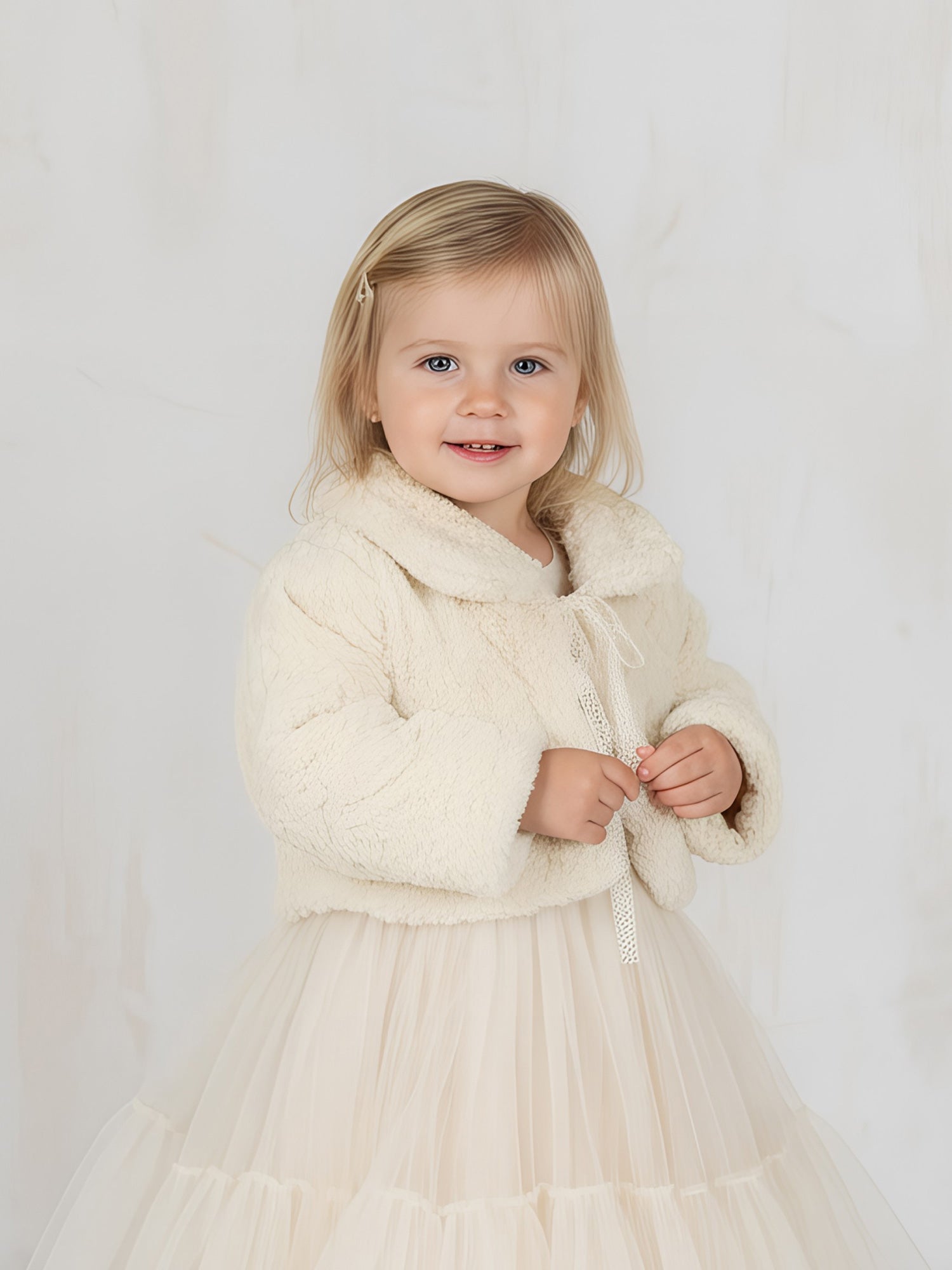 Baby's Bolero Faux fur - ROSA