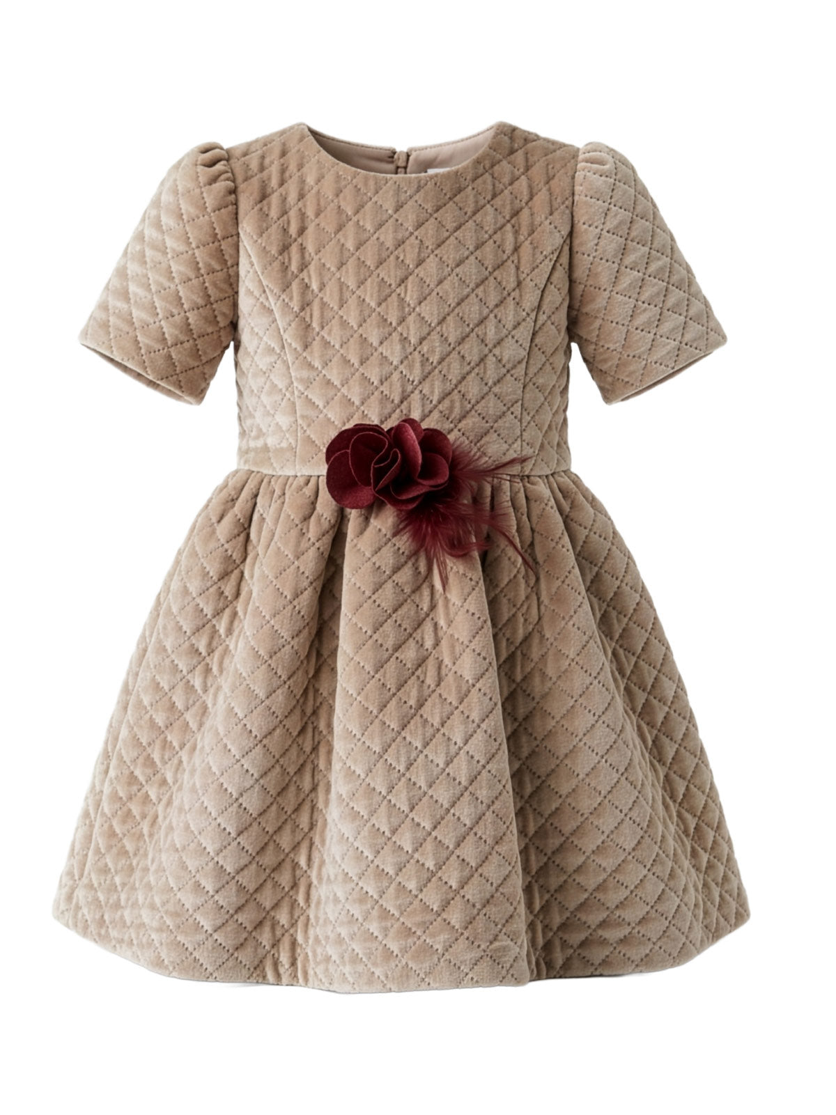 Designer's Cat Girls Quilted Velour Clos-Line Dress – CARRETE