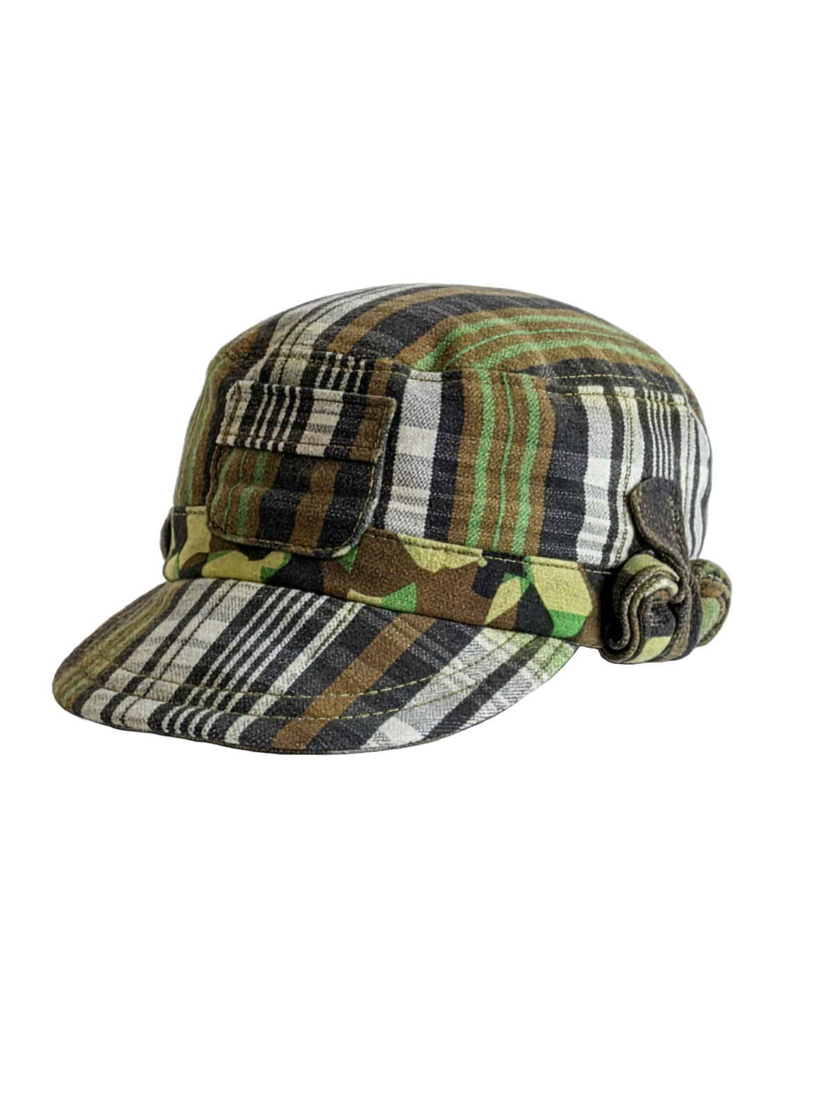 Catimini checkered jockey hat for little one-C590202