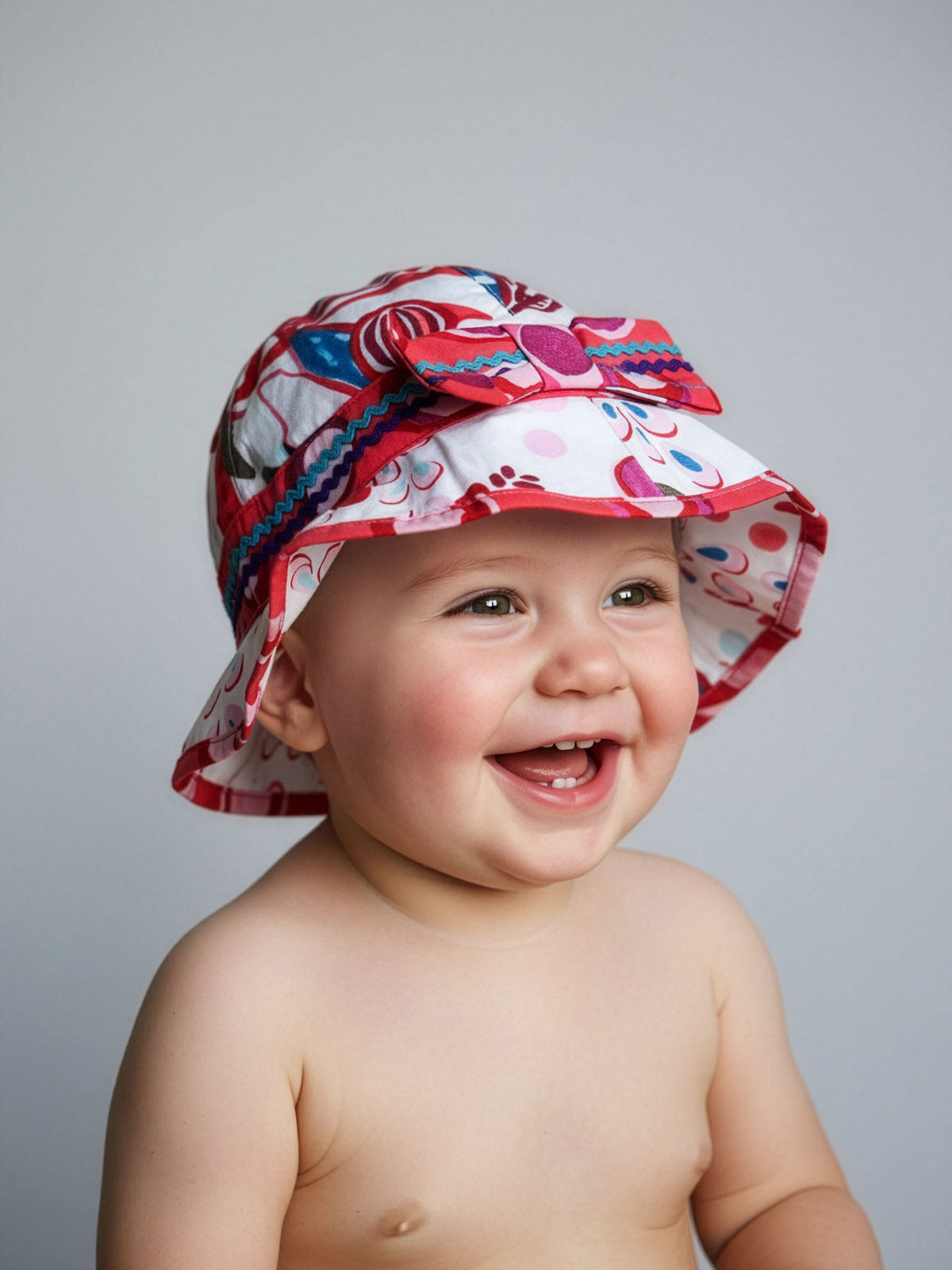 Catimini- Printed sun hat for baby-C590093