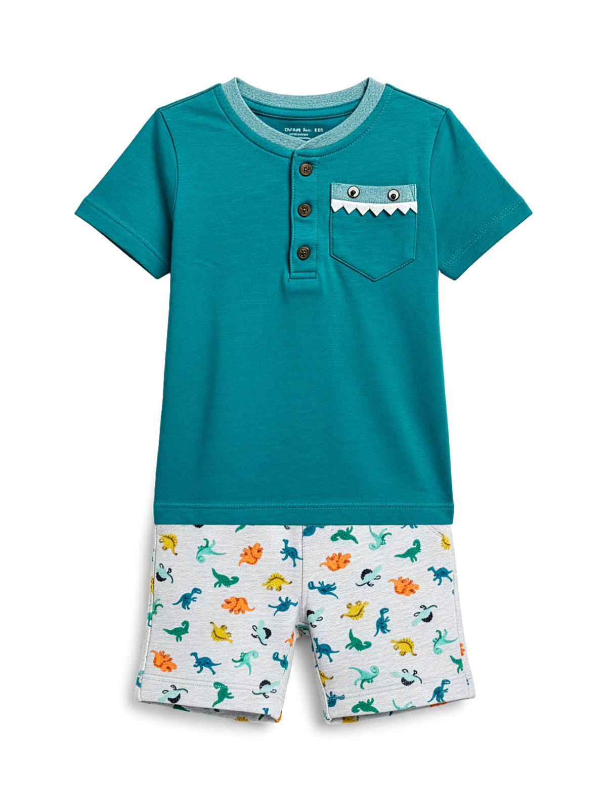 Catimini-Baby Boy's Set-Cotton Shirt & Shorts-CN37010