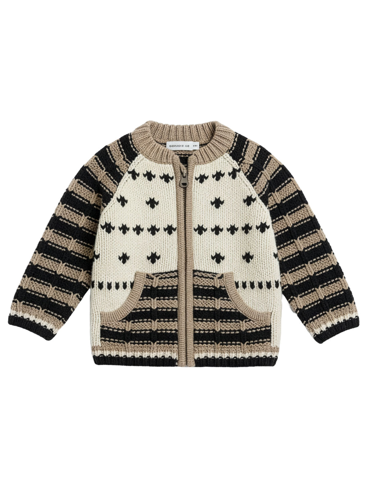 Baby Boy's Cardigan-C418091 Beige