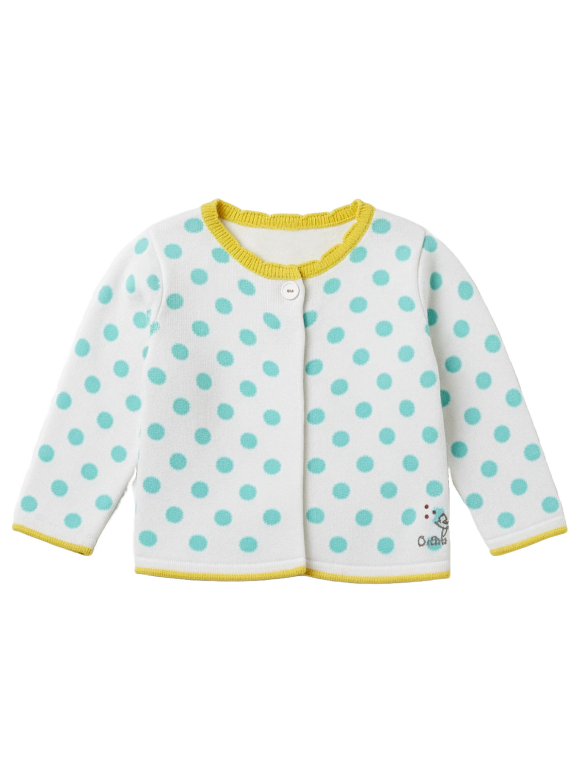 Catimini Βρεφική βαμβακερή ζακέτα-CF18021