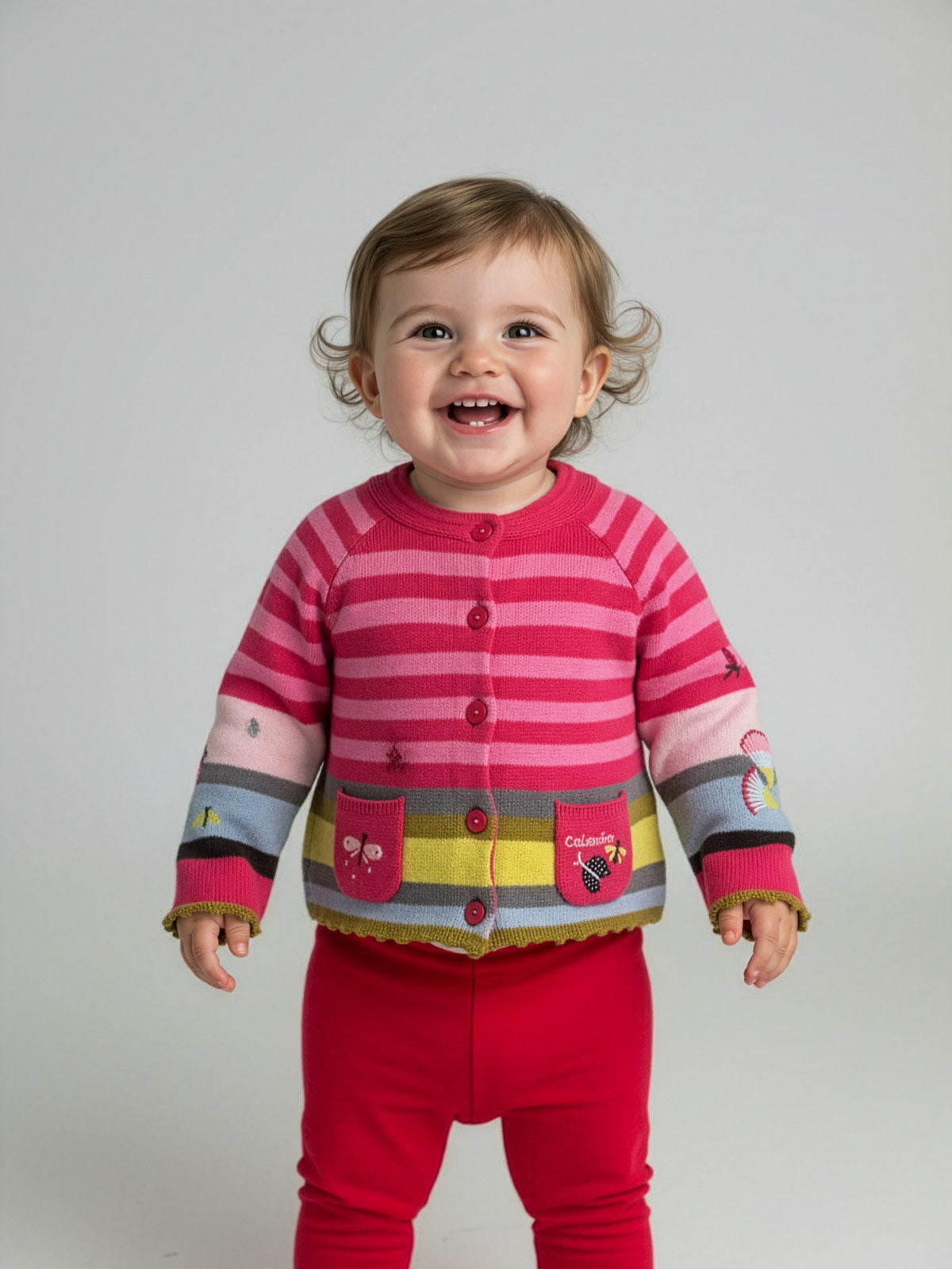 Catimini Baby cotton cardigan-CF18001