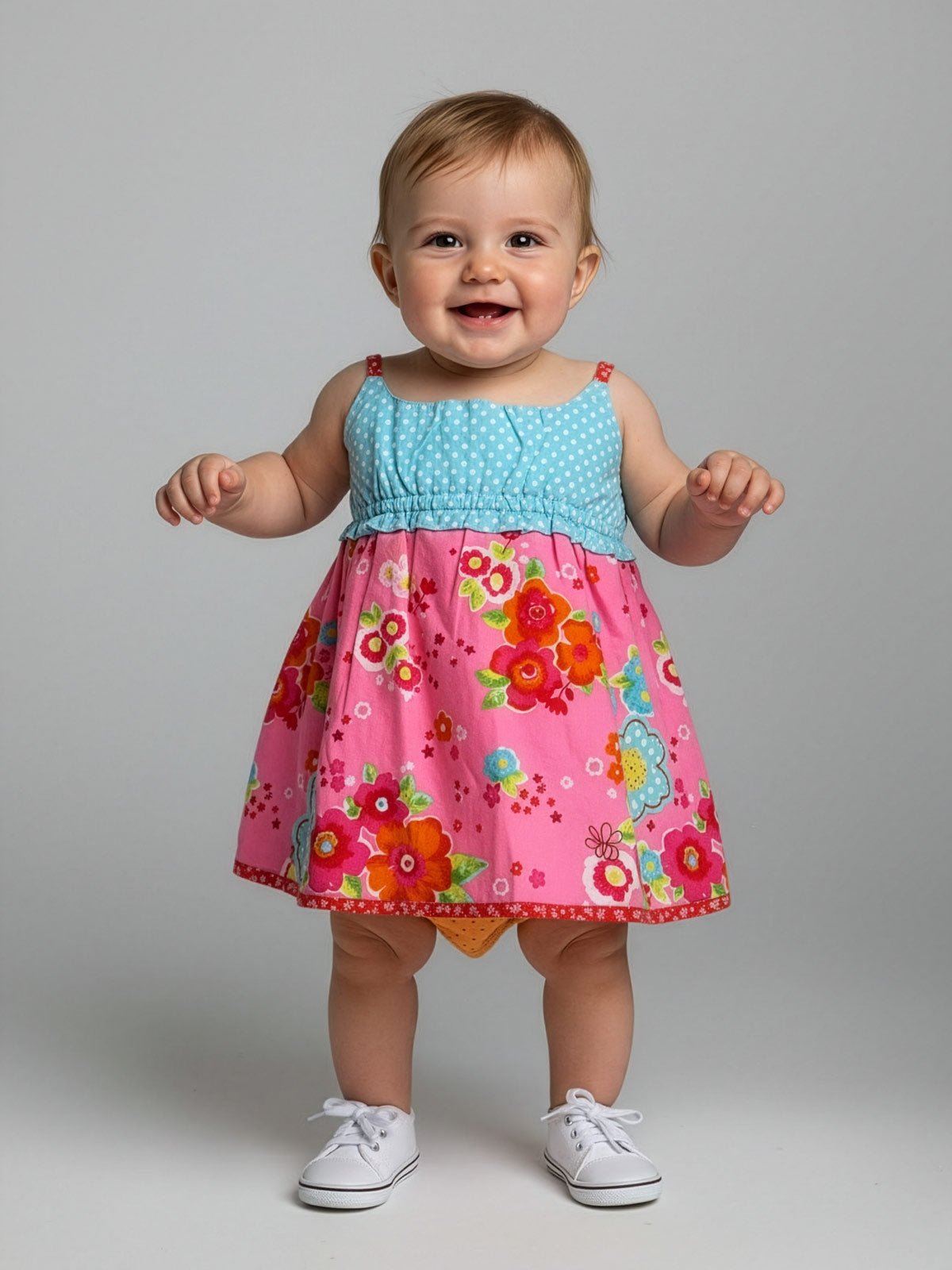 Catimini Baby printed dress set 2pcs-C337121