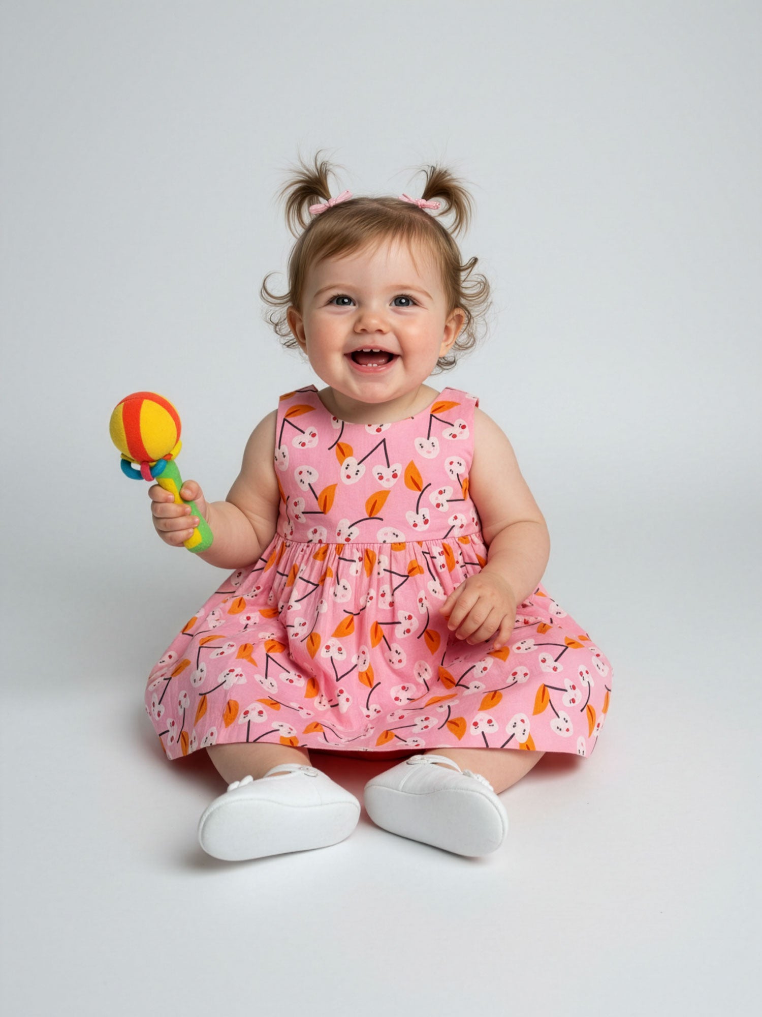 Catimini-Baby printed dress reversible set 2pcs-CN30081