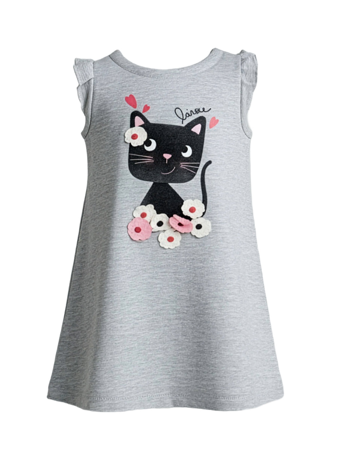 Catimini - Baby dress with ruffle sleeves-CN31043