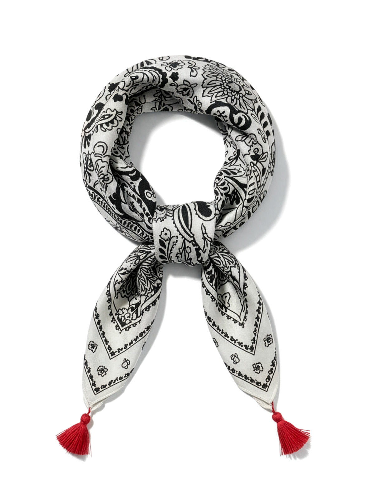 Catimini - Παιδικό τυπωμένο φουλάρι με φούντες