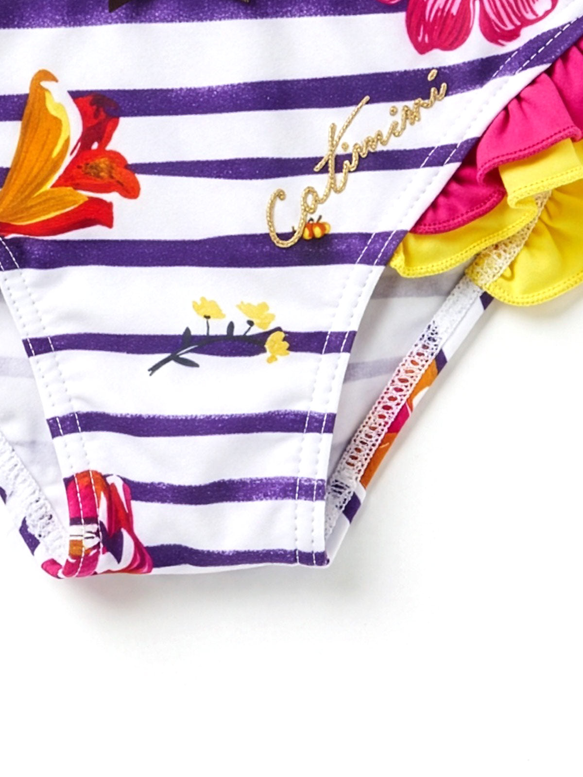 Catimini - Baby's bikini bottom with floral print-CB38013