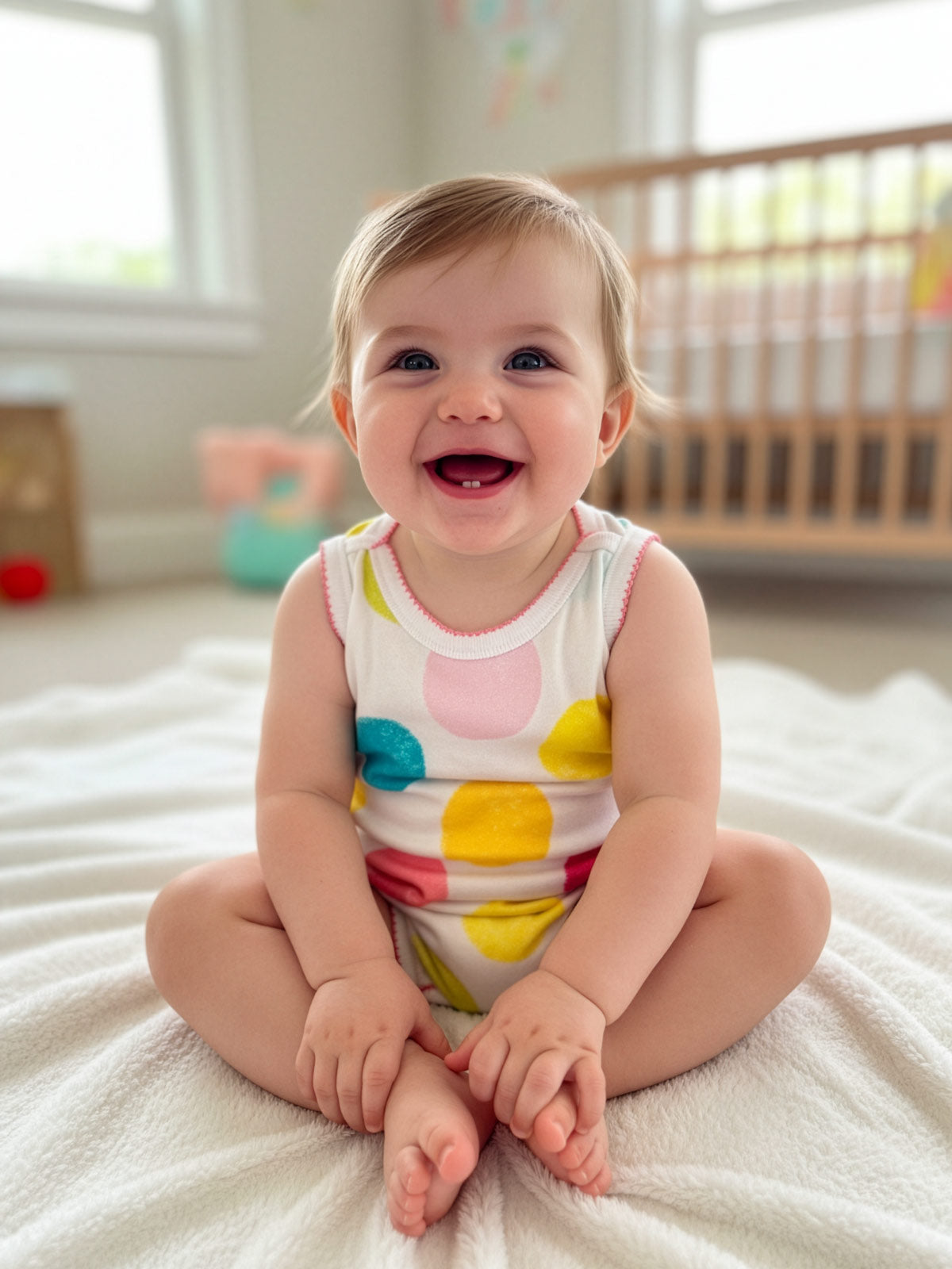 Catimini Baby Sleeveless bodysuit-CF60041