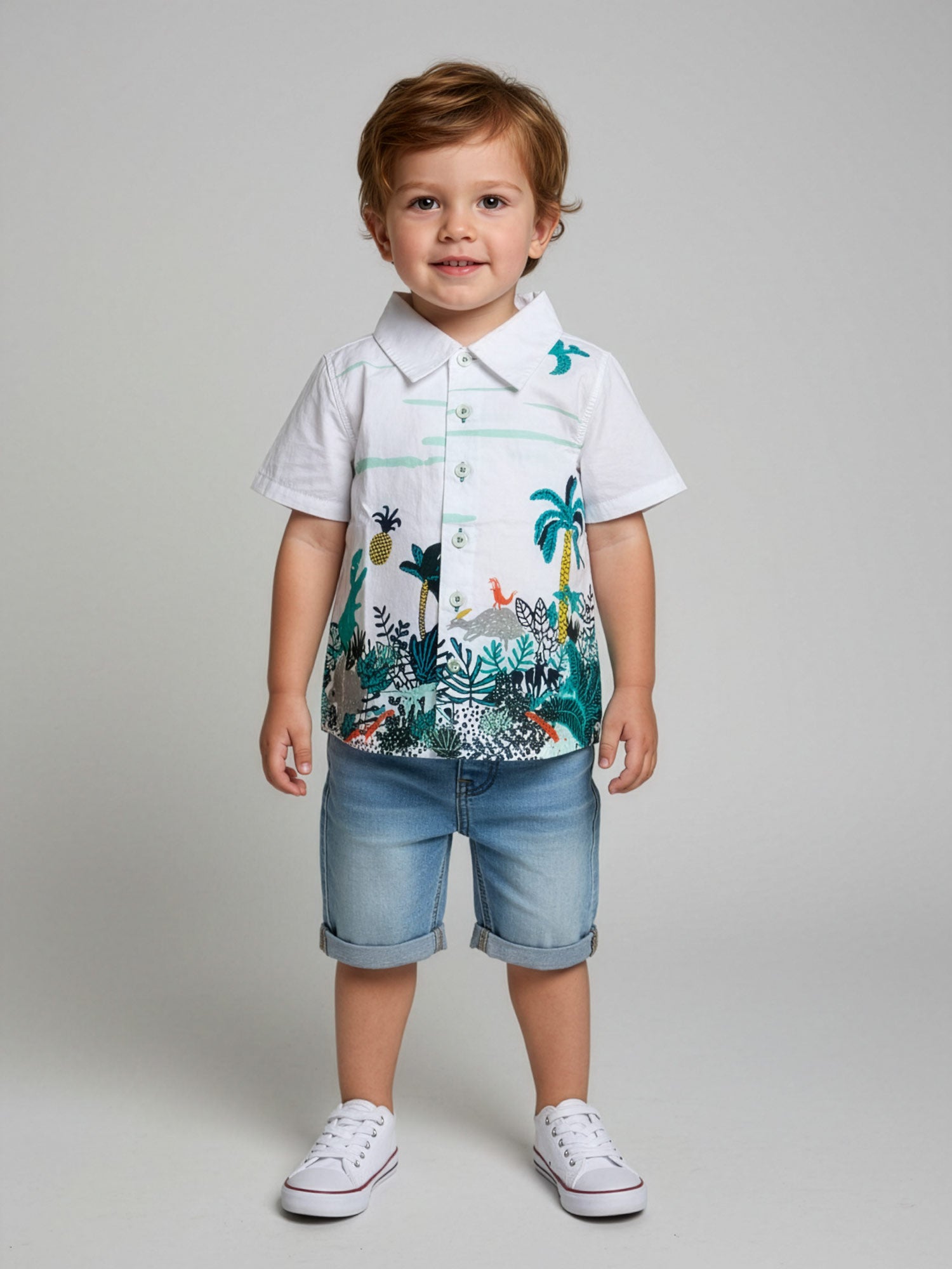 Catimini Baby cotton shirt for boy-CN12002
