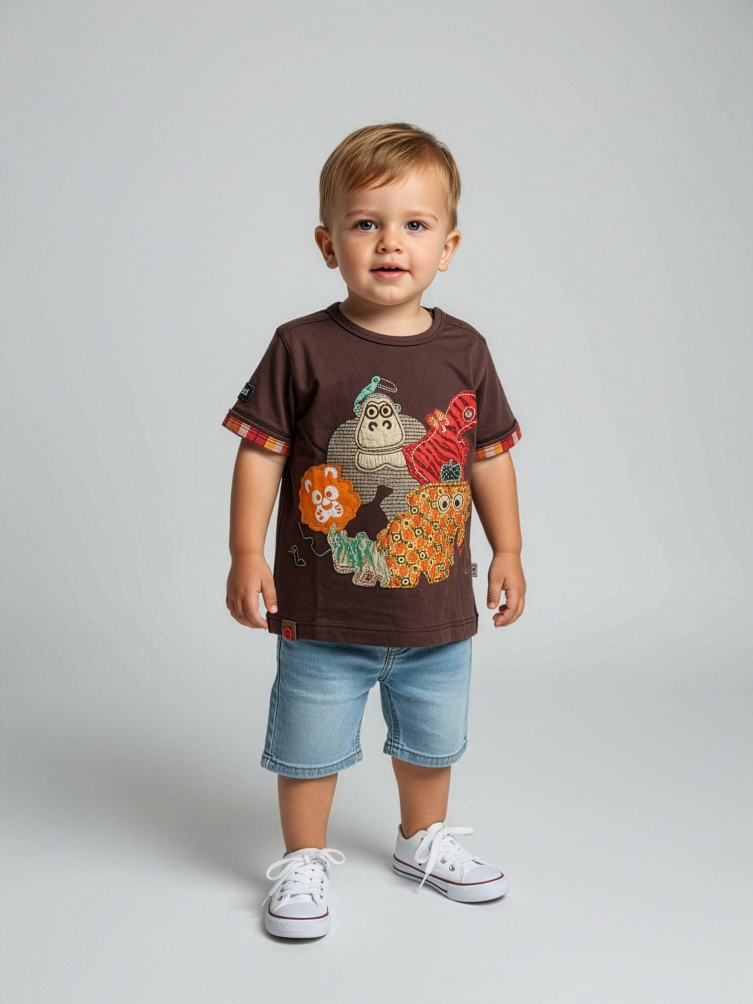 Catimini Baby's t-shirt with applique motif-C310432