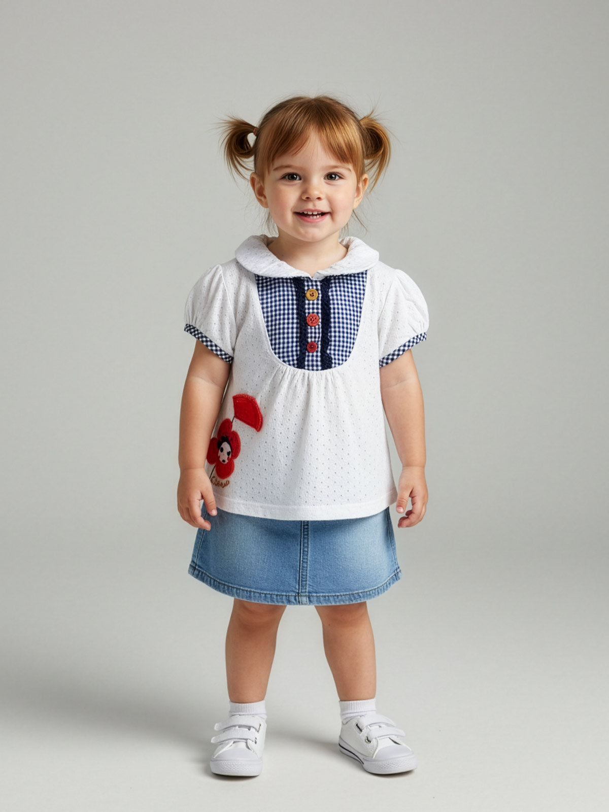Catimini Baby's t-shirt polo with applique-C311033