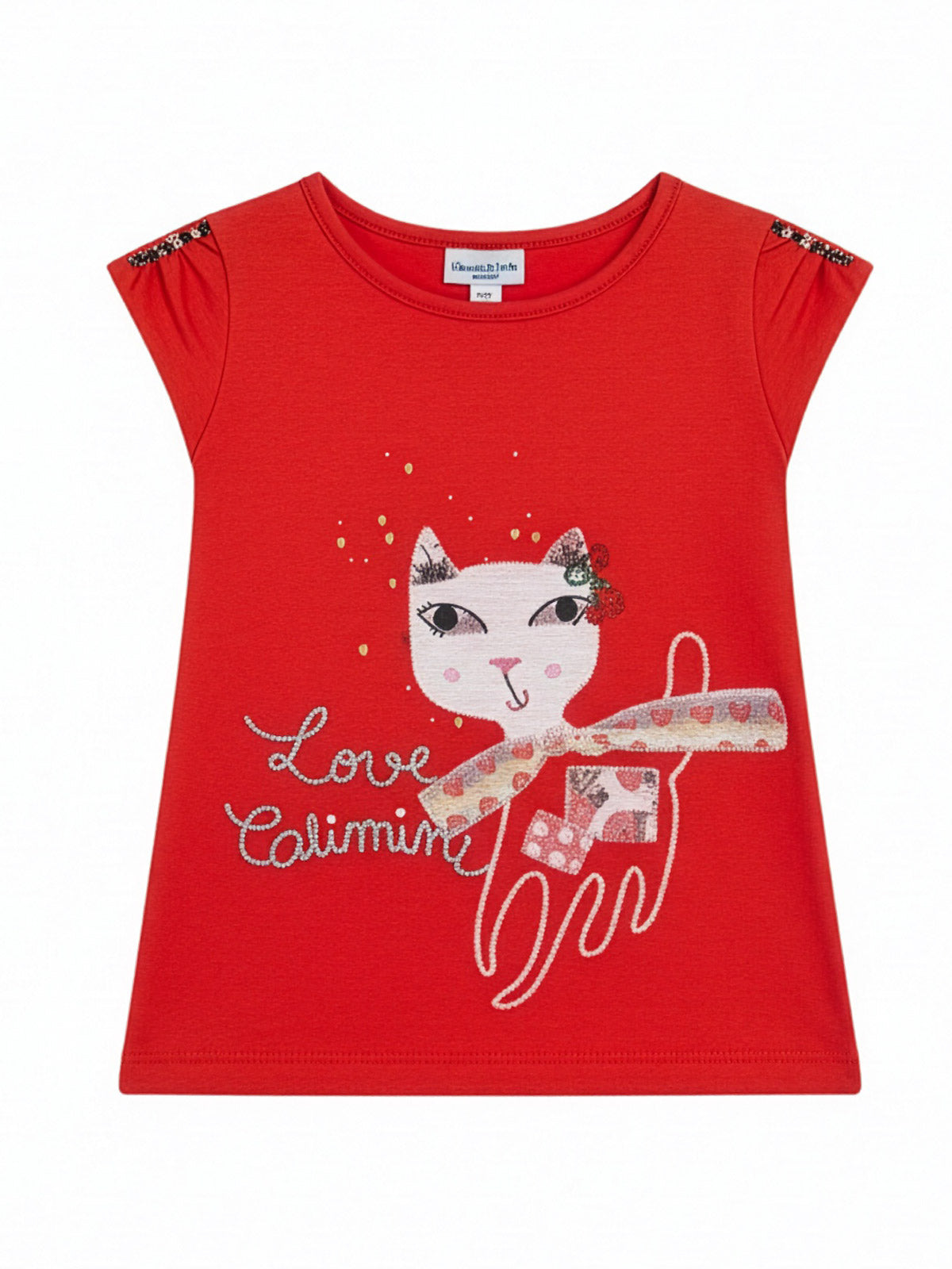 Catimini βρεφικό μπλουζάκι με απλικέ σχέδιο-C510013