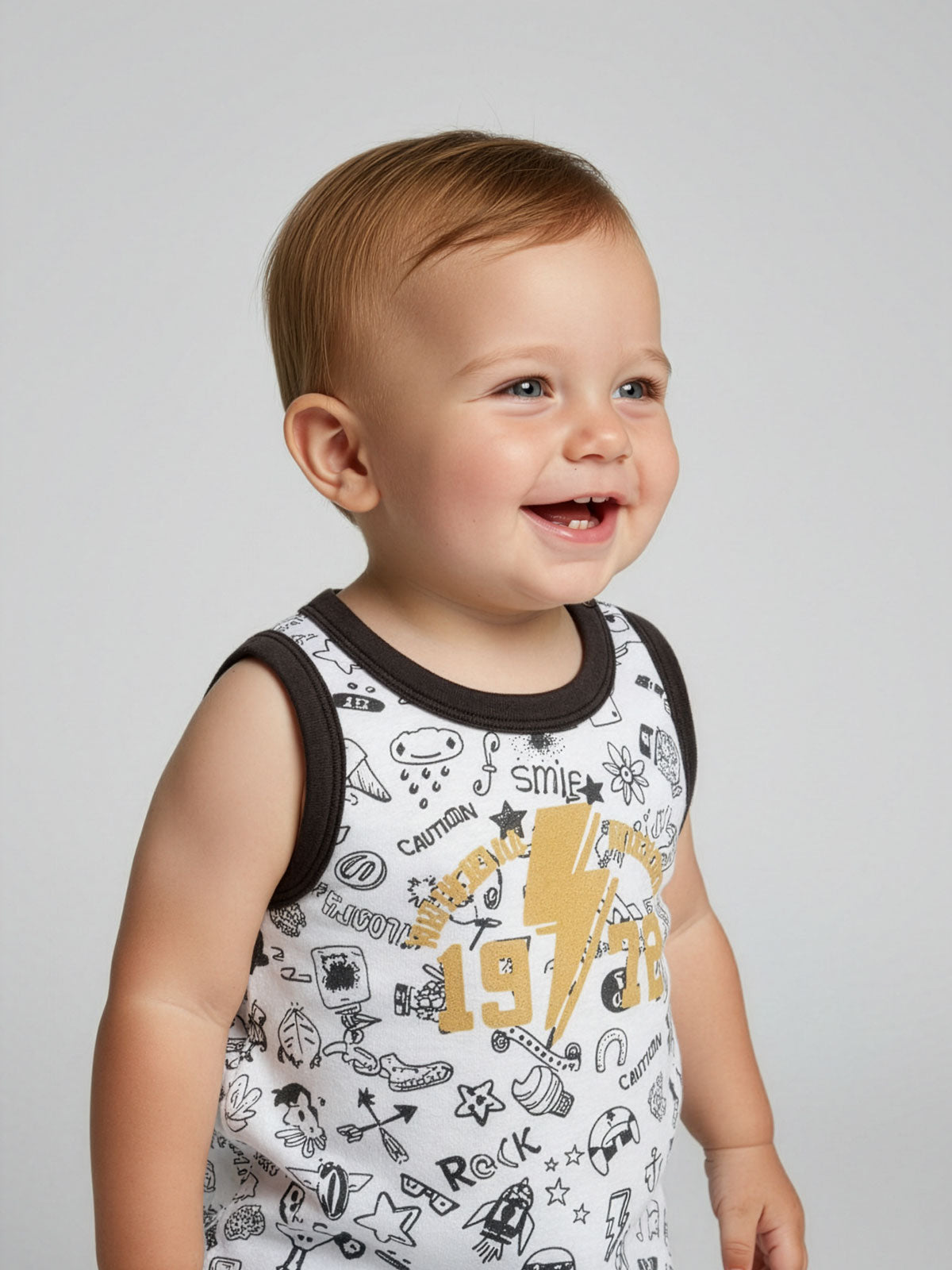 Catimini Baby printed sleeveless top - CF10122