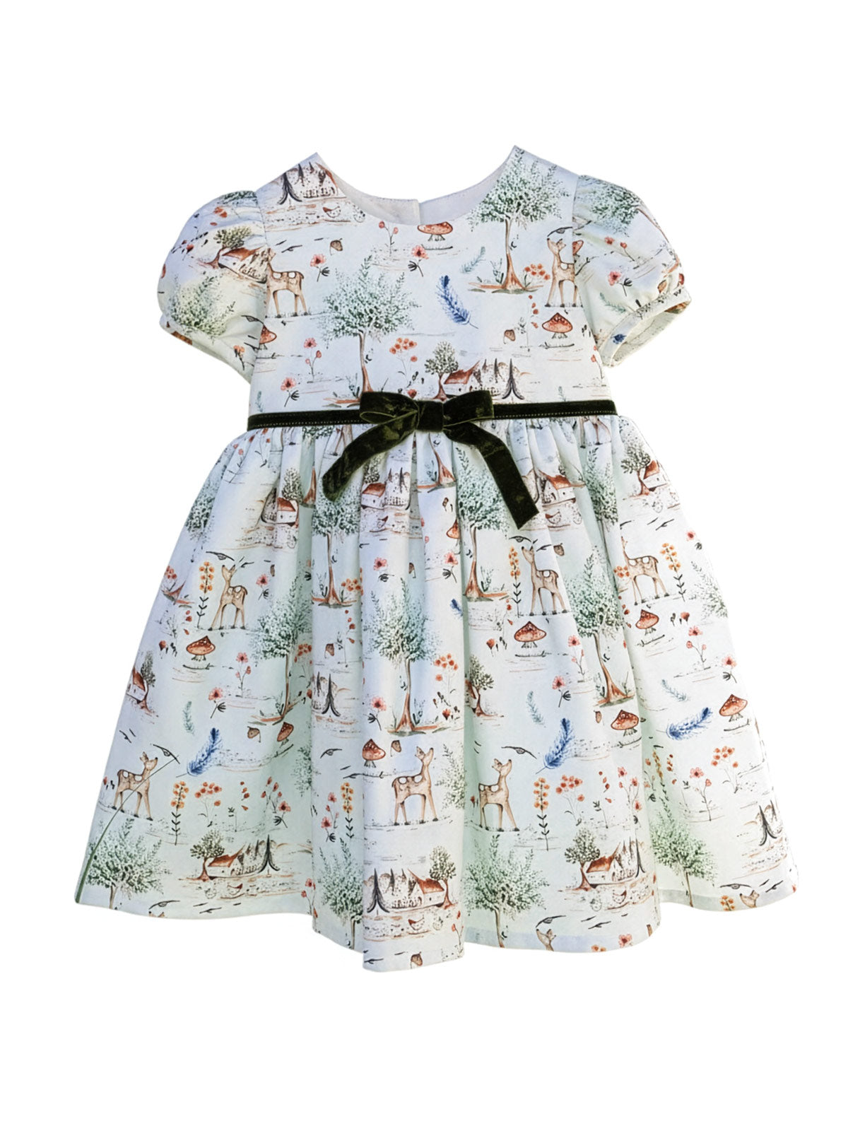 Baby's Girl Dress - COZI Green