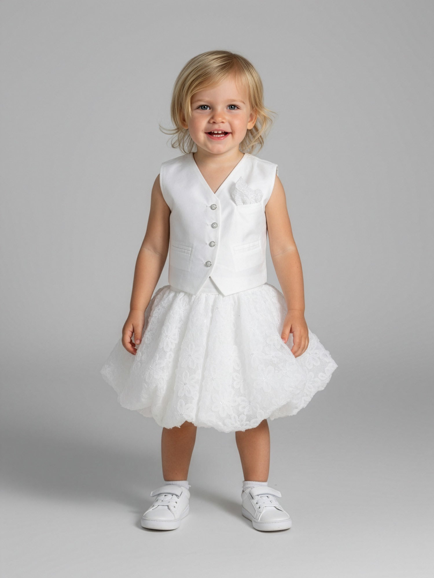 Μοντέρνο σύνολο 2τεμ γιλέκο & φούστα-COZY