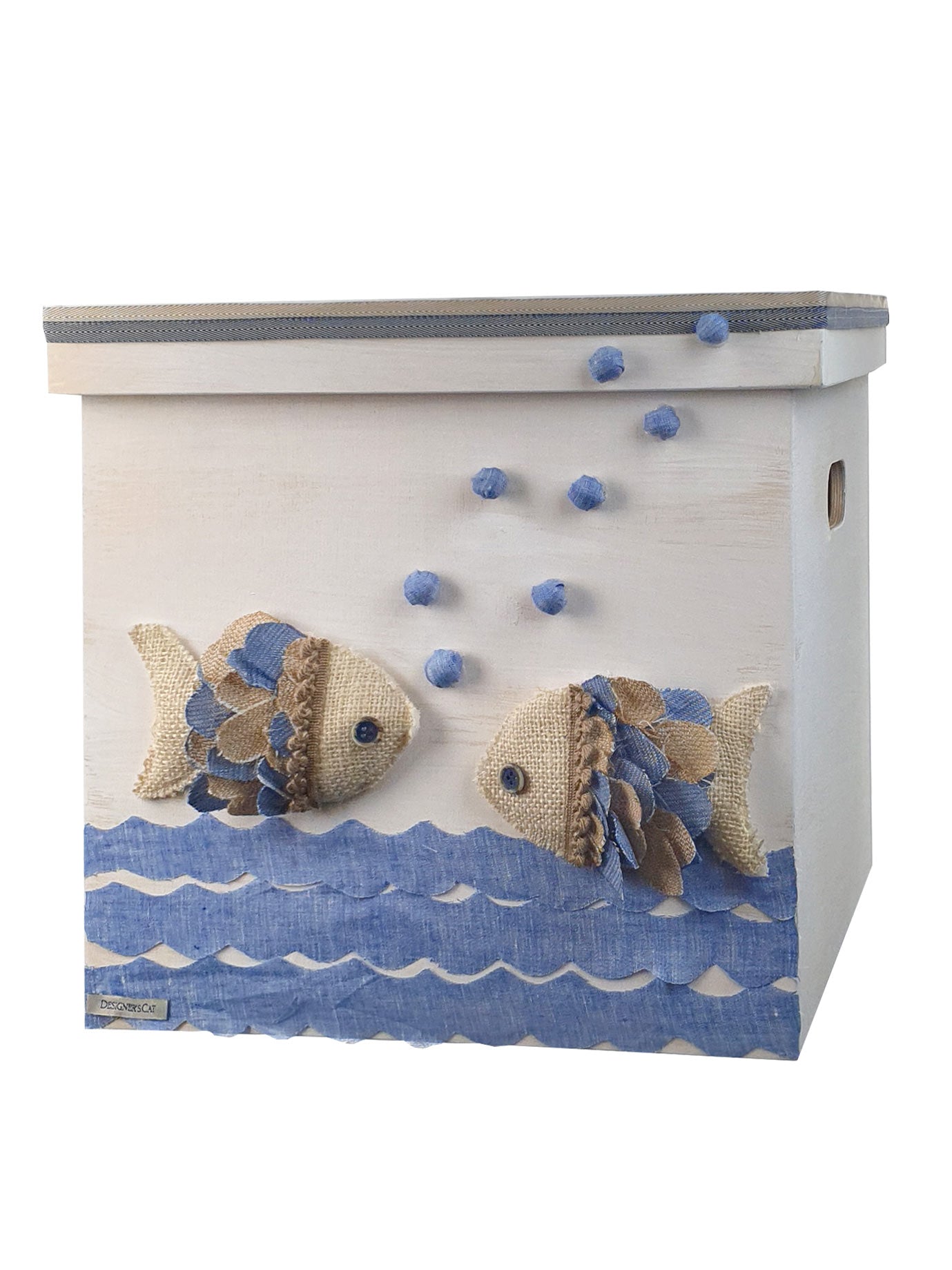 Cube wooden baptismal box - BERND