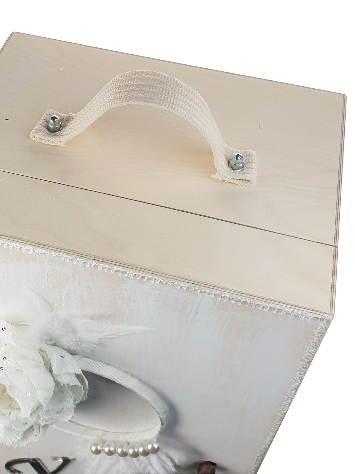Βαπτιστικό κουτί από ξύλο με Φτερά - ALIVIA