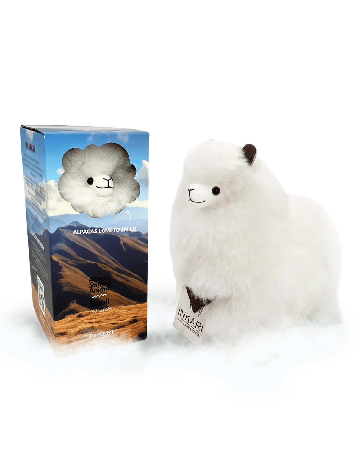 Inkari Alpaca- Μαλακό παιχνίδι -Naturals-IVORY WHITE-Small 23cm