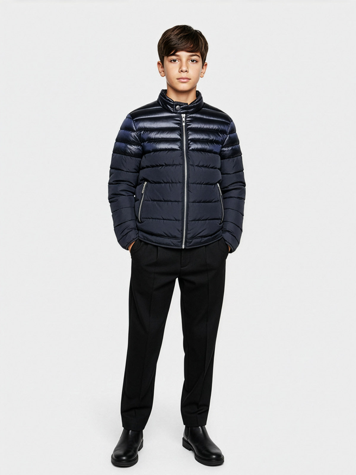 ANTONY MORATO Blue jacket with sleeve for boy