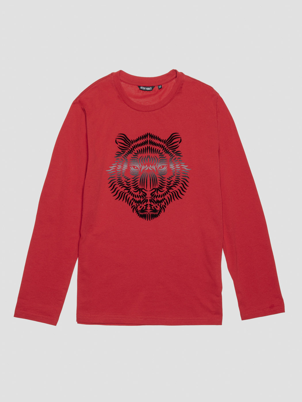 ANTONY MORATO Κόκκινο βαμβακερό μπλουζάκι για αγόρι-MKKL00254