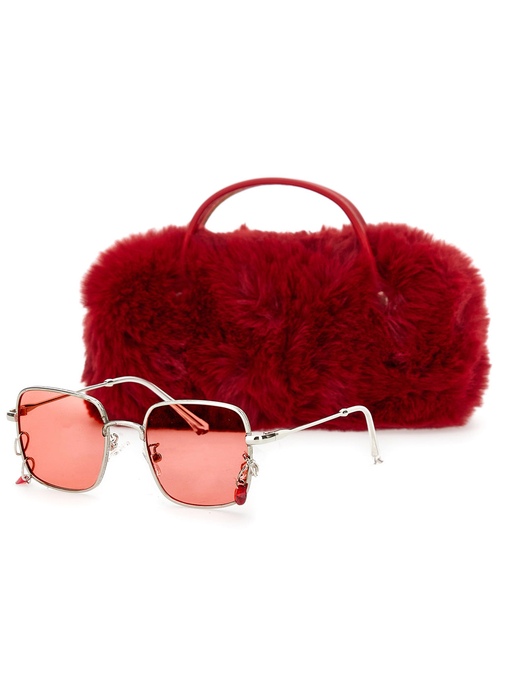 MONNALISA Sunglasses with charms- red