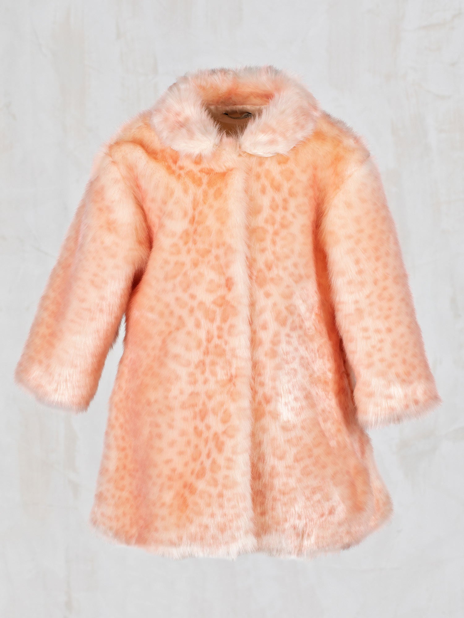 Παλτό faux γούνα για κοριτσάκι με τύπωμα - ORNELA