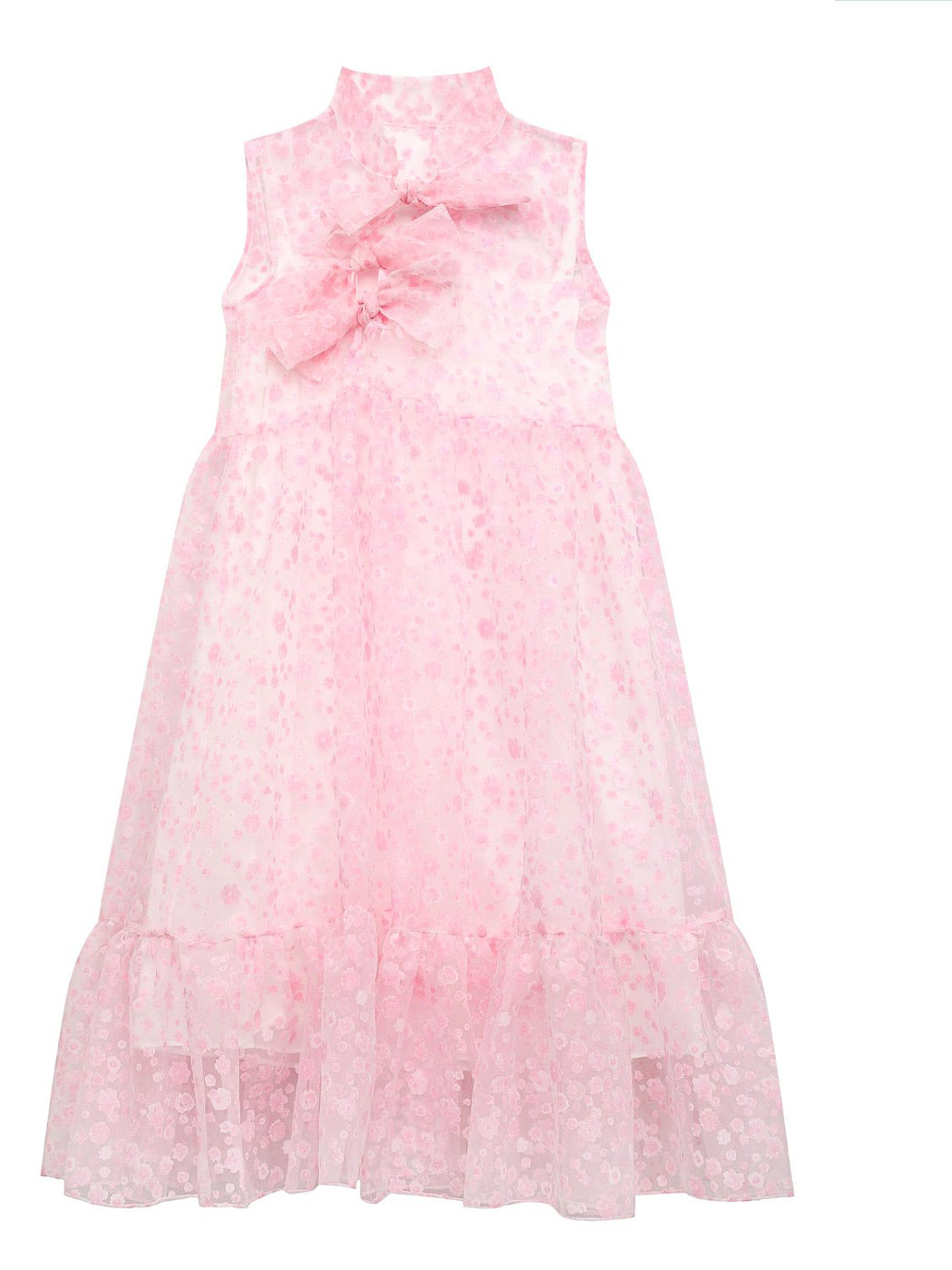 Κοριτσίστικο φόρεμα Οργάντζα με τύπωμα - ELISE