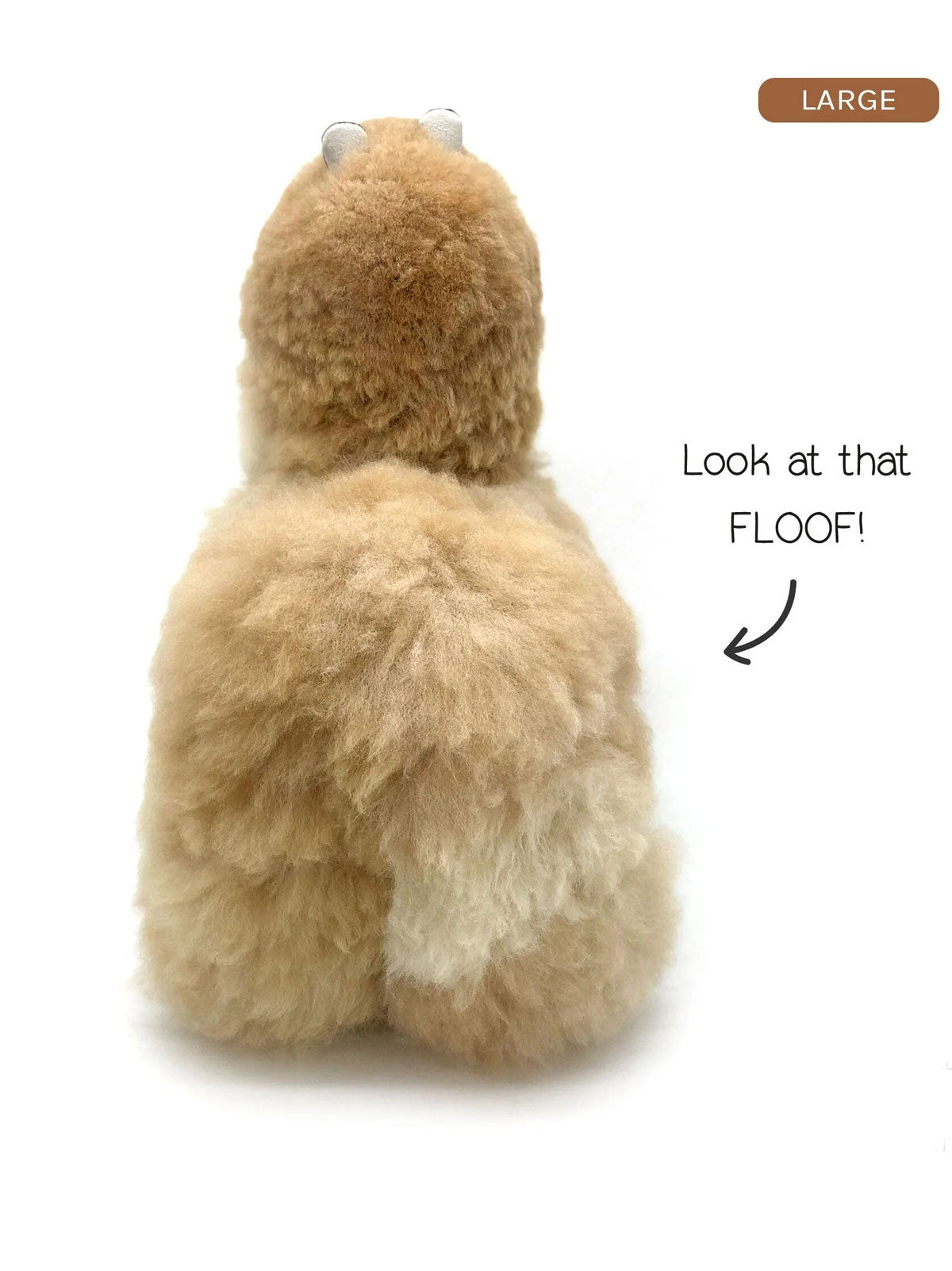 Inkari Alpaca soft toy-Naturals- SANDSTONE-Large 50cm