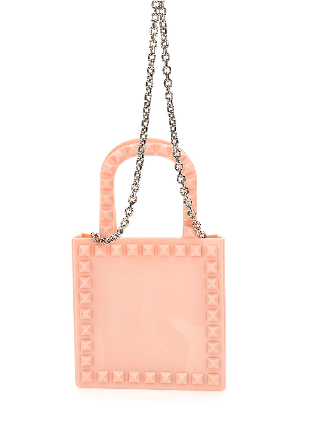 MONNALISA pink pvc handbag for girl-17A009