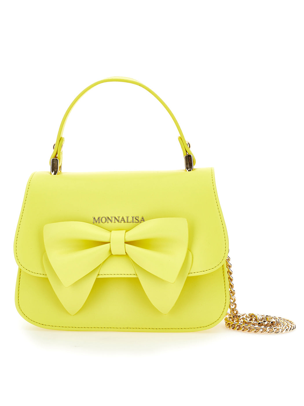MONNALISA Κίτρινη τσάντα χειρός για κορίτσι-17B001