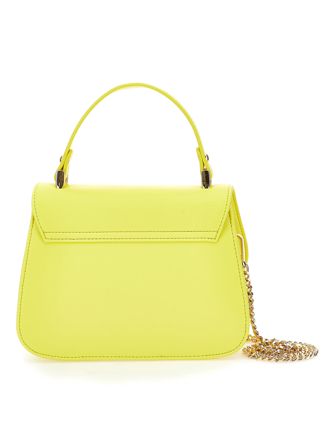 MONNALISA Yellow regenerated leather bag for girl-17B001