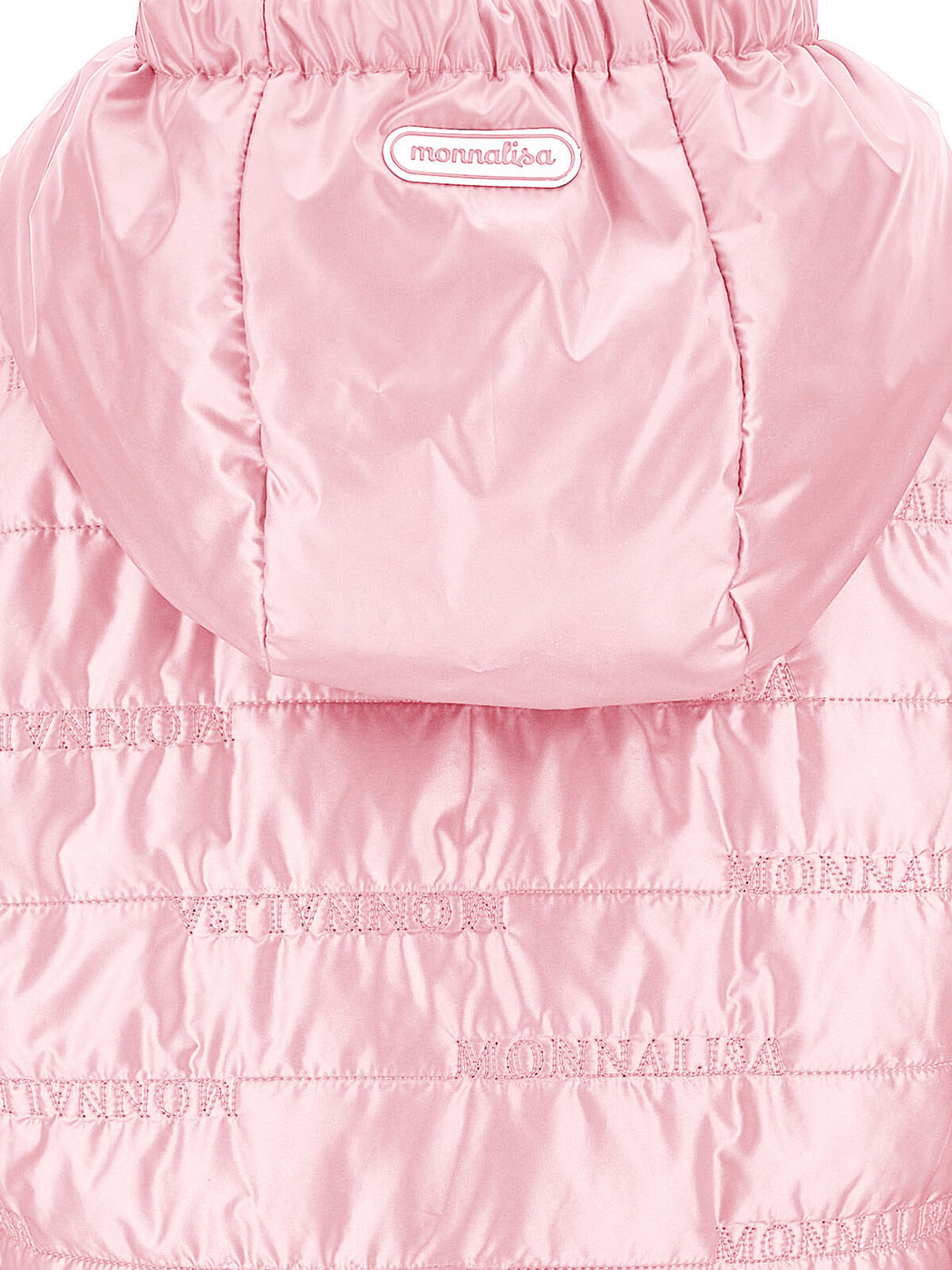 MONNALISA Quilted pink girls' jacket-17A102NP