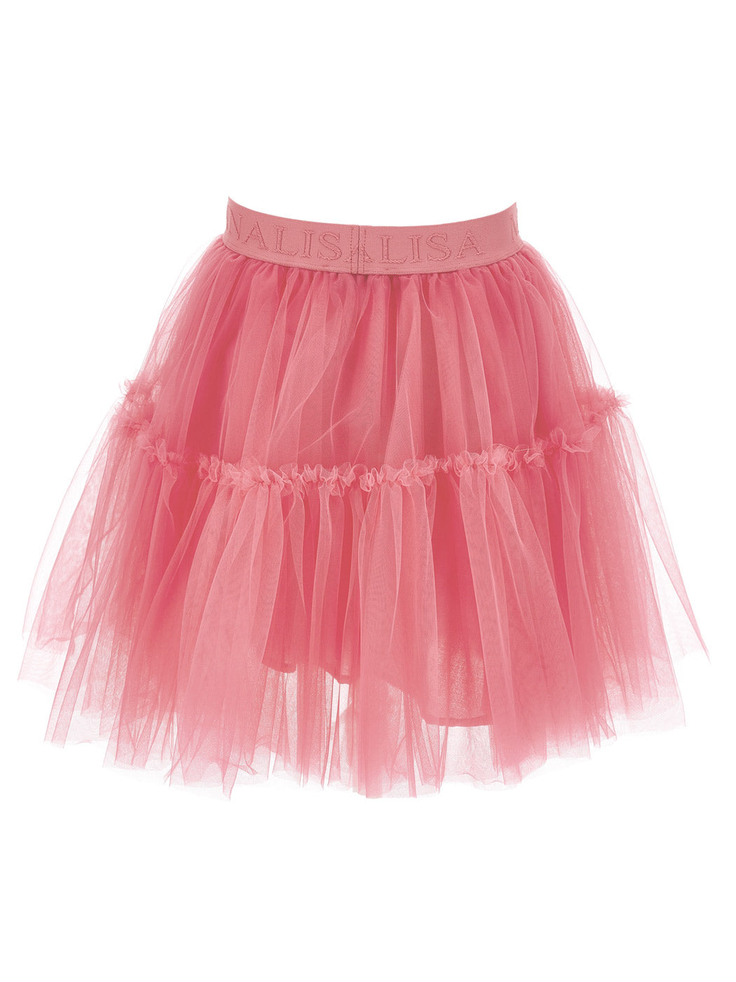 MONNALISA Fuchsia tulle skirt for girl-17BGON