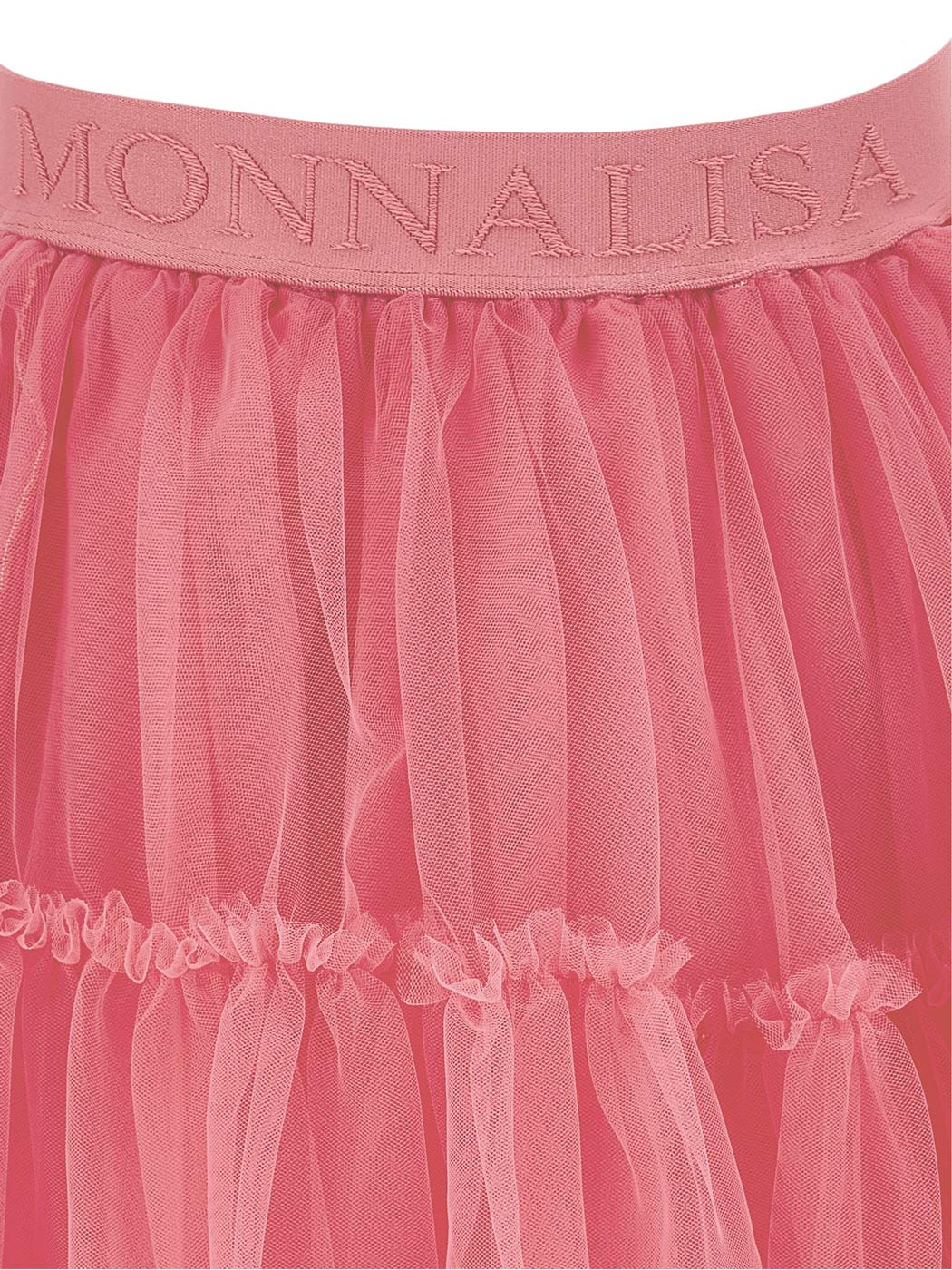 MONNALISA Fuchsia tulle skirt for girl-17BGON