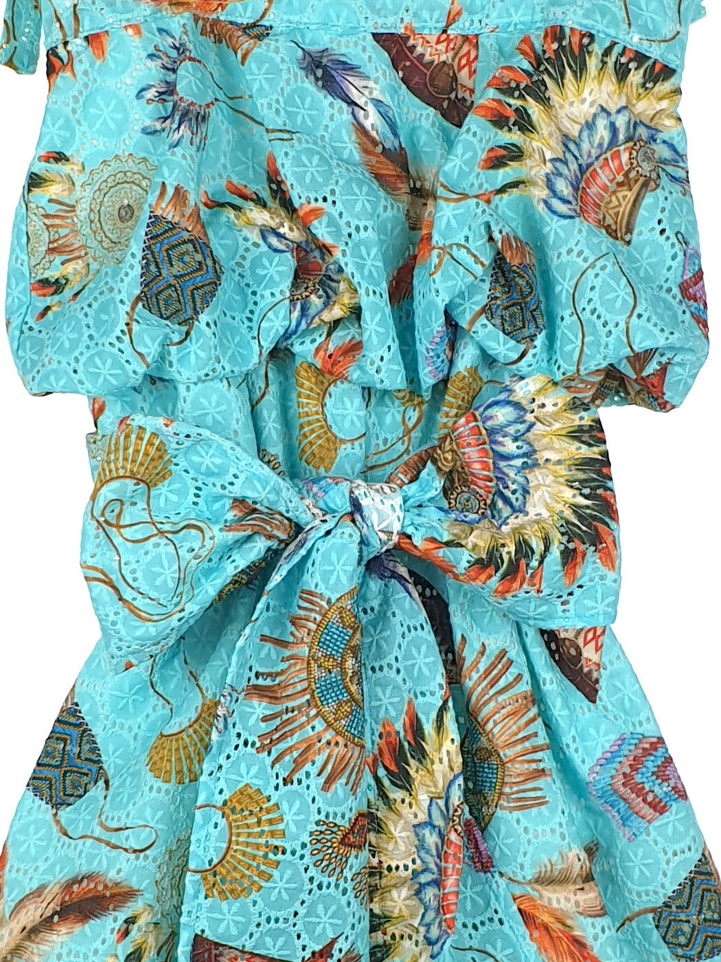 Baby Girl's Cotton Jumpsuit - MEXICO Multicolor