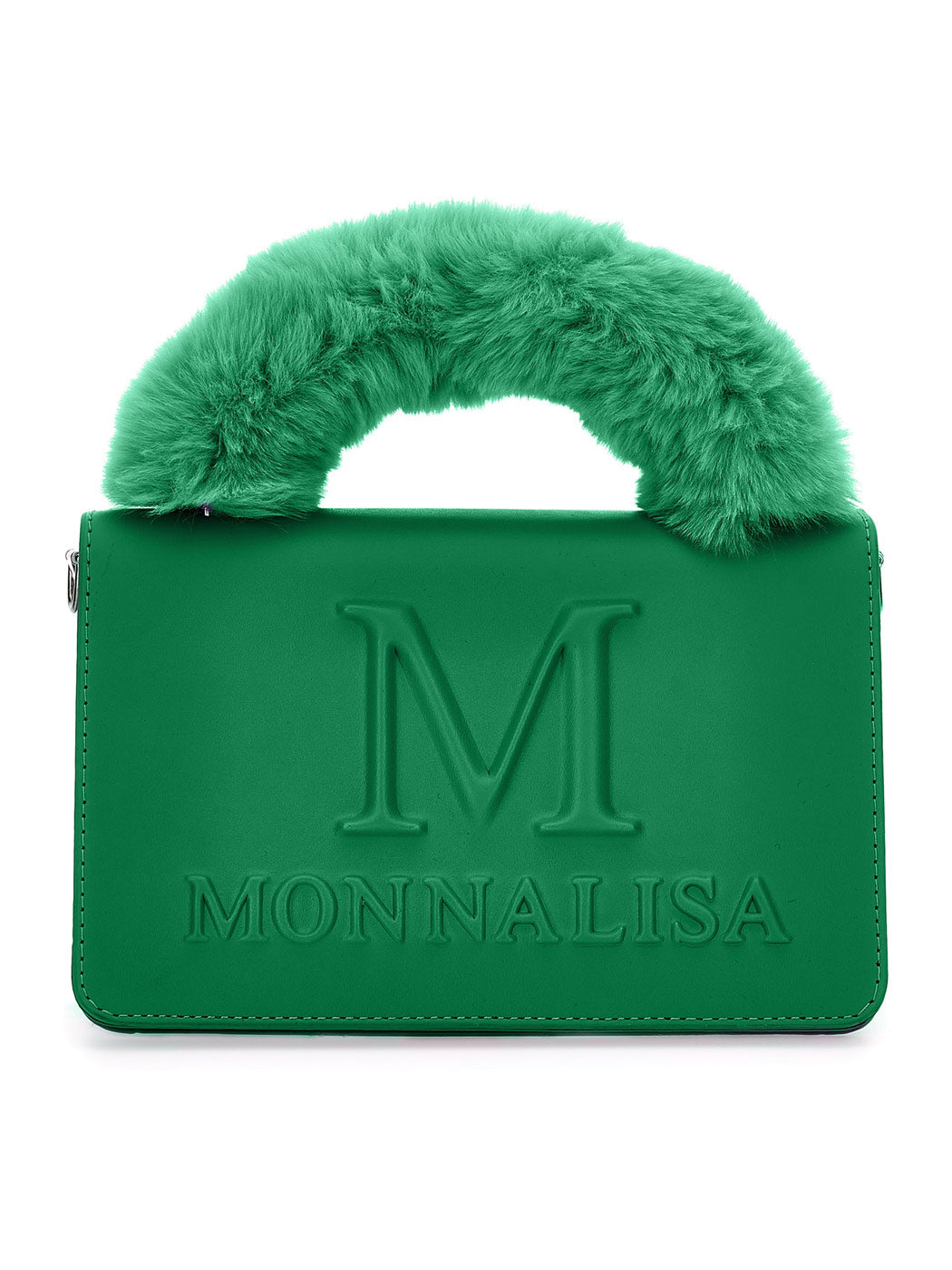 MONNALISA Coated fabric bag -Green