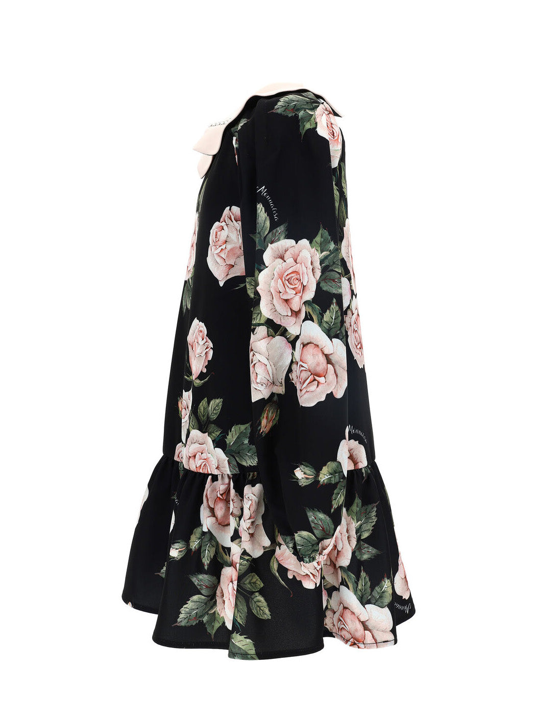 MONNALISA Μαύρο φλοράλ Φόρεμα-Cady rose